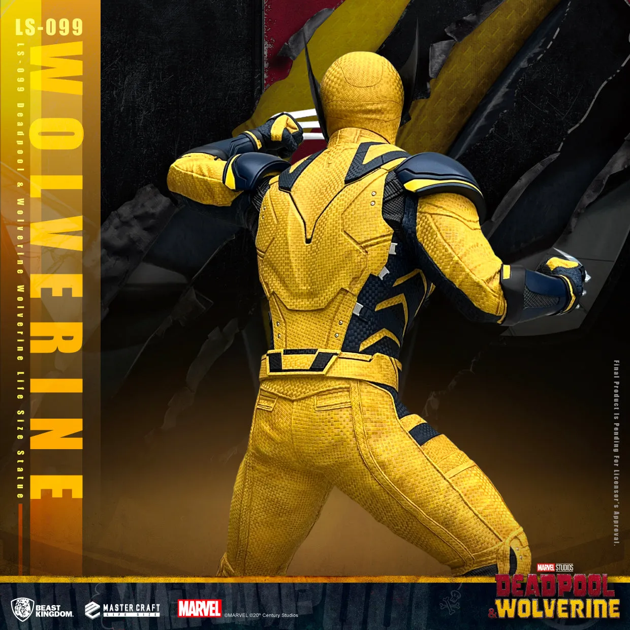 Beast Kingdom LS-099 Deadpool & Wolverine Wolverine Life Size Statue