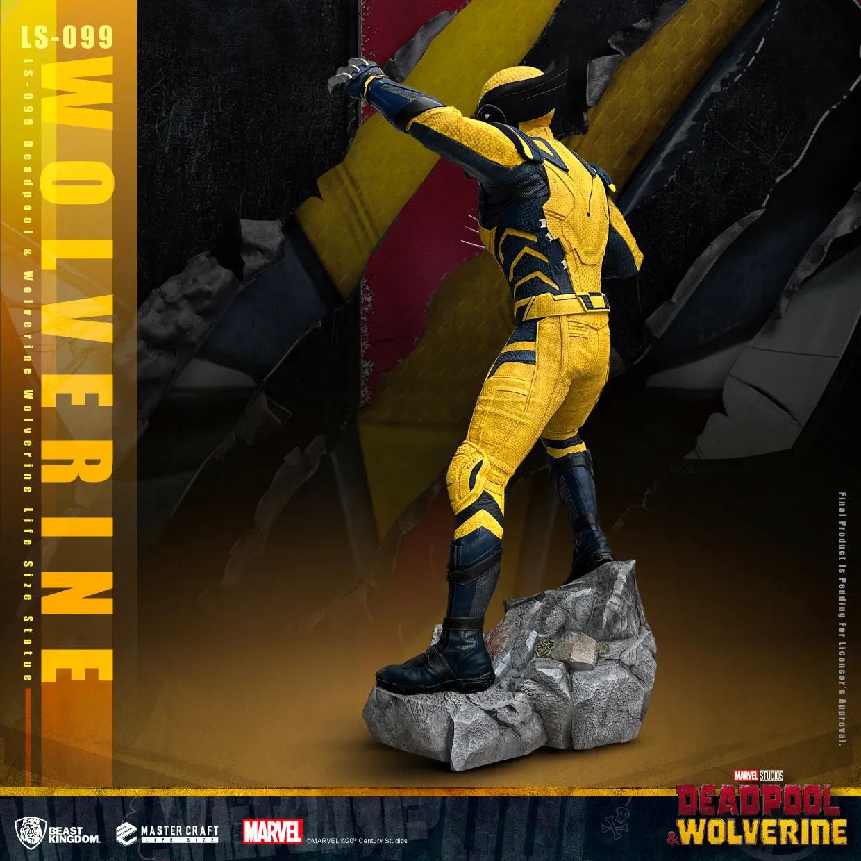 Beast Kingdom LS-099 Deadpool & Wolverine Wolverine Life Size Statue