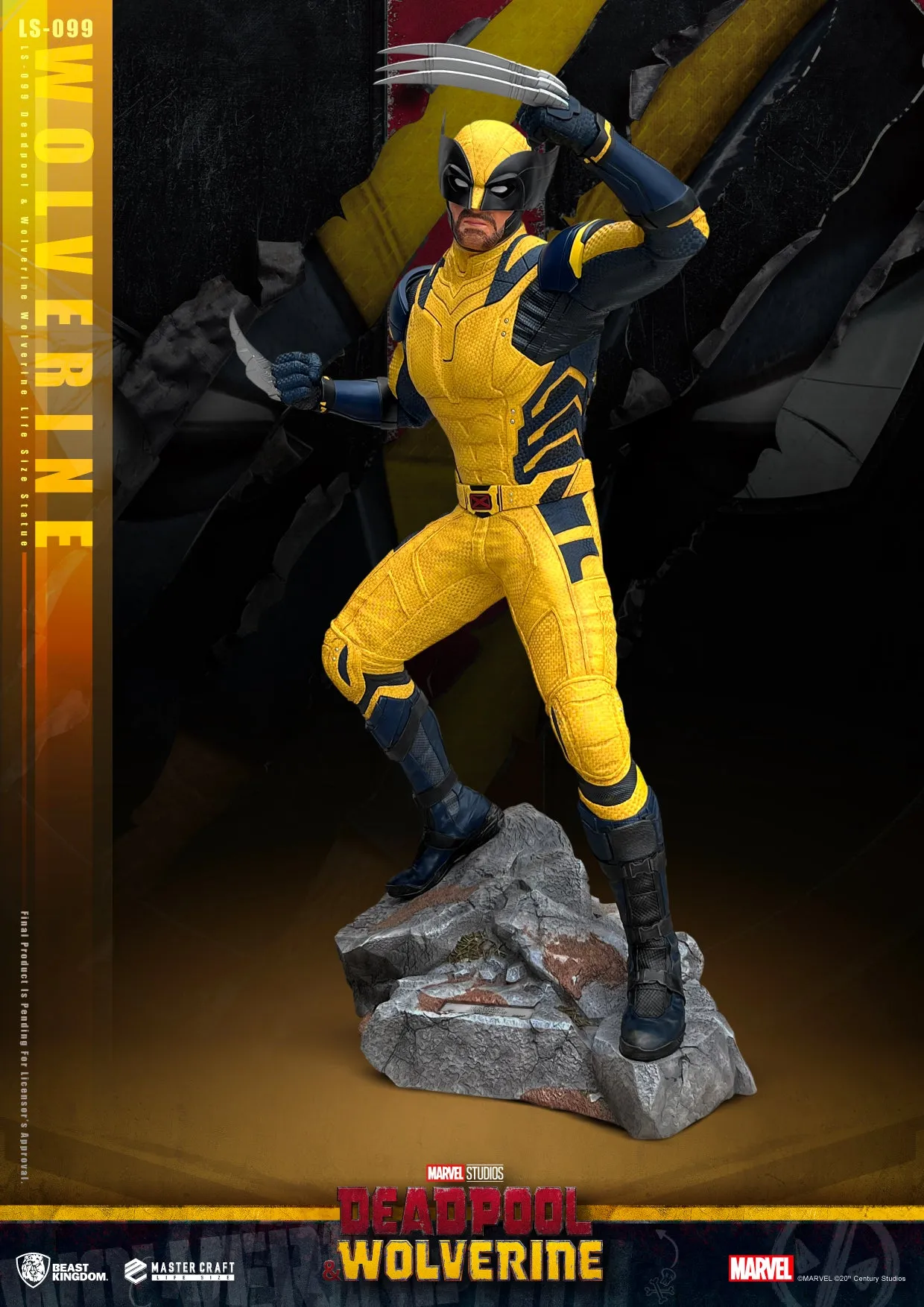 Beast Kingdom LS-099 Deadpool & Wolverine Wolverine Life Size Statue