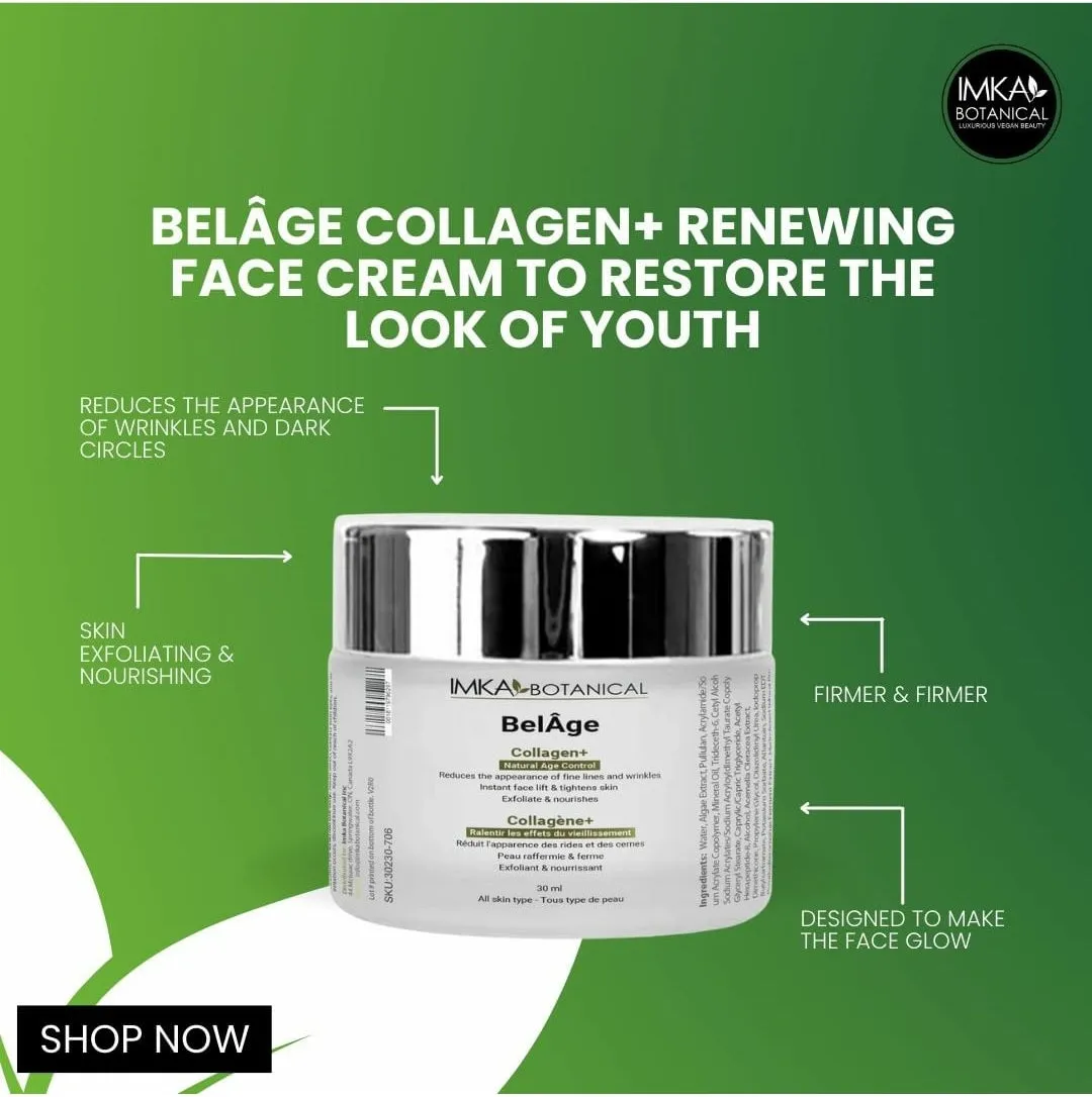 BelÂge  Collagen  Renewing face cream to restore the look of youth