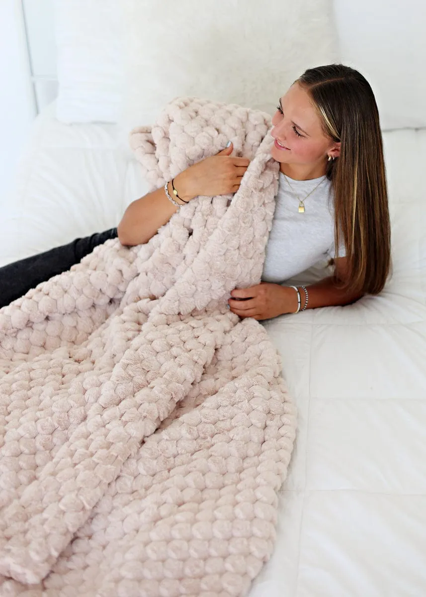 Belgian Waffle Oatmeal Blanket