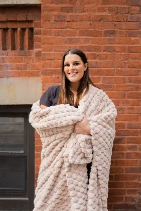 Belgian Waffle Oatmeal Blanket