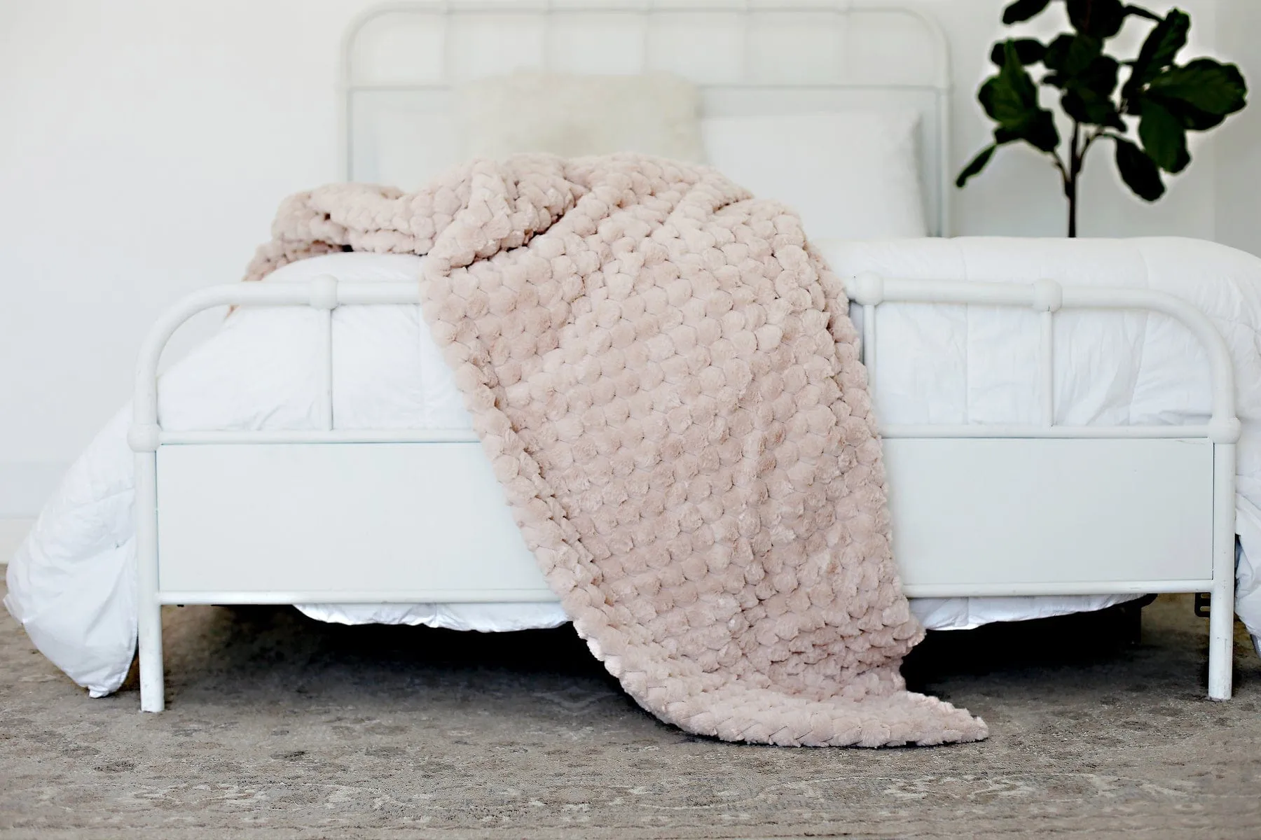 Belgian Waffle Oatmeal Blanket