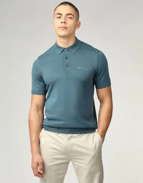 Ben Sherman Signature Teal Short Sleeve Polo