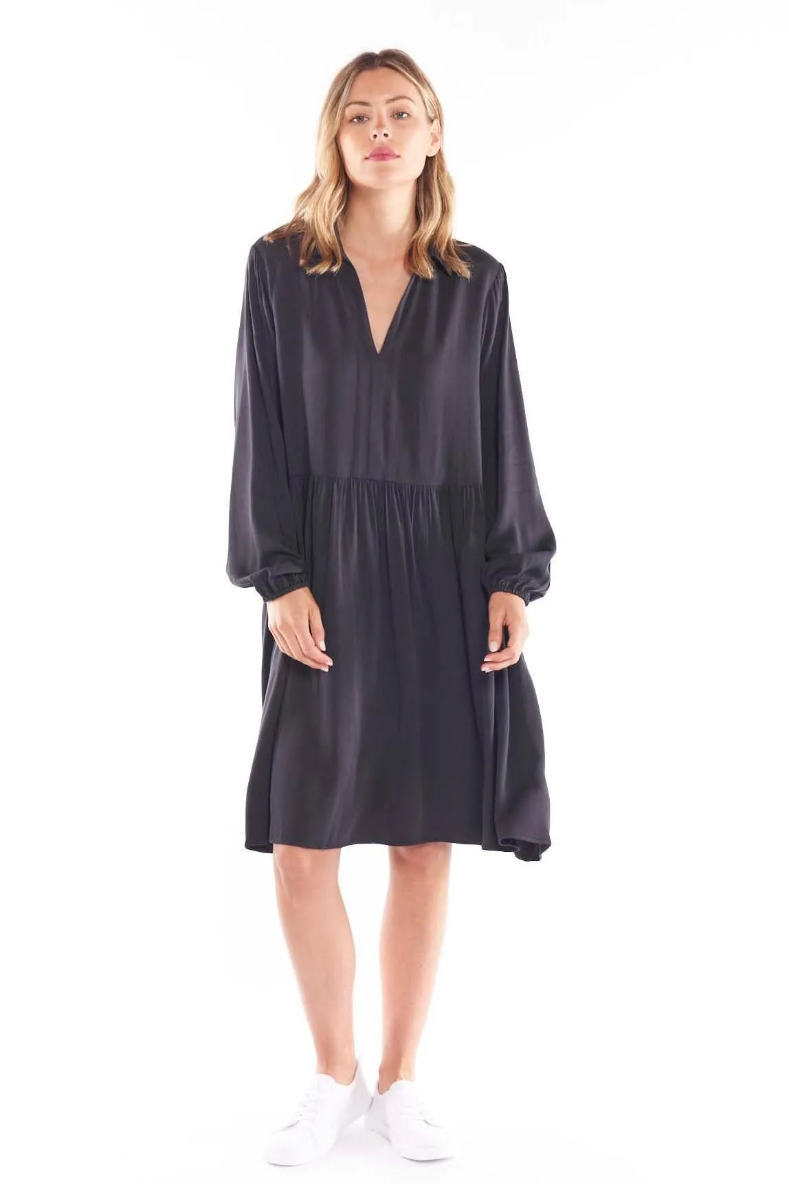 Betty Basics Maggie Dress in Licorice Black