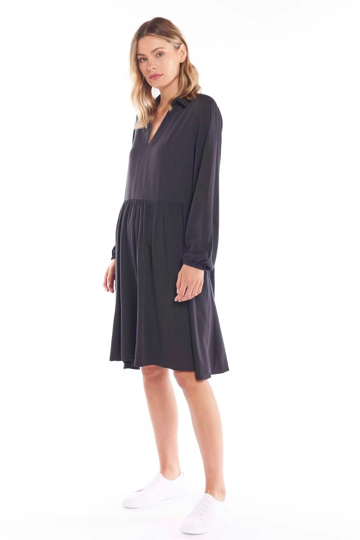 Betty Basics Maggie Dress in Licorice Black