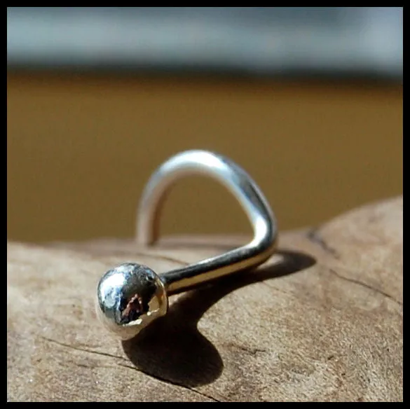 Big Bud Silver Nose Stud