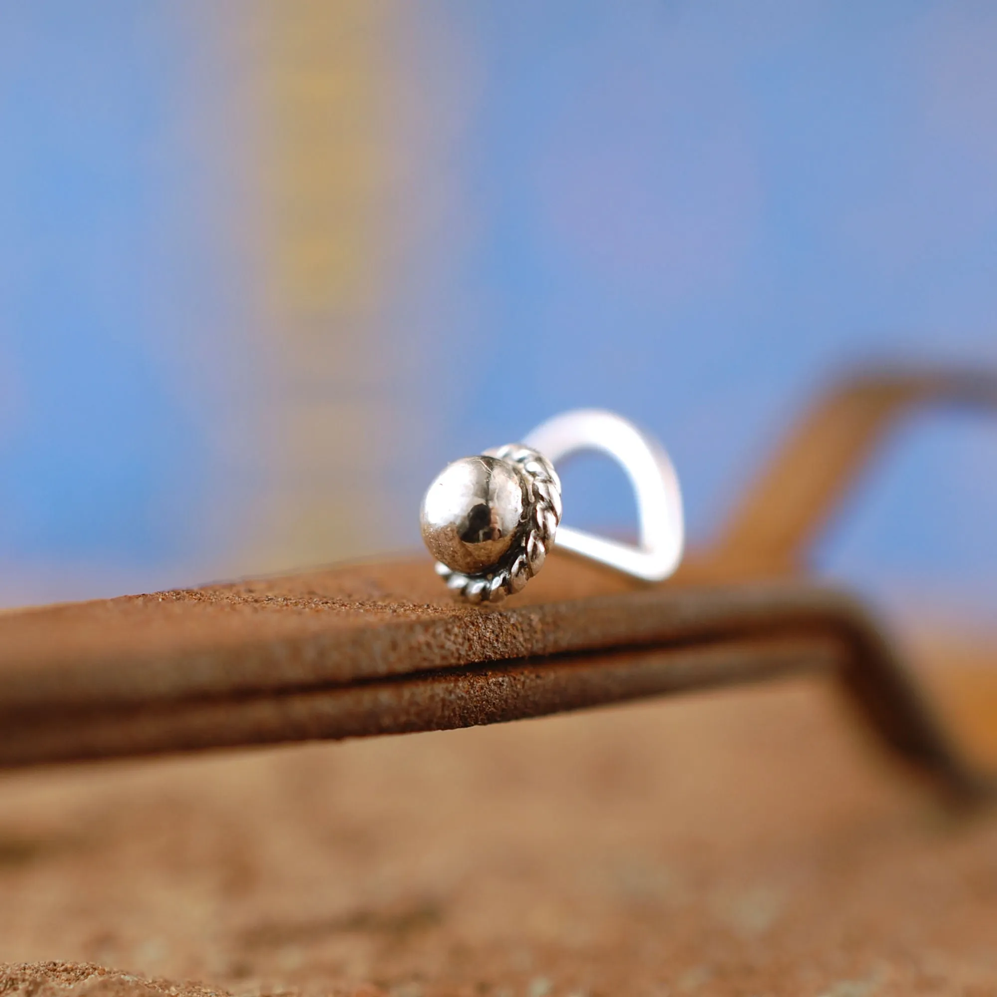 Big Flying Saucer Nose Stud - UFO Nose Ring