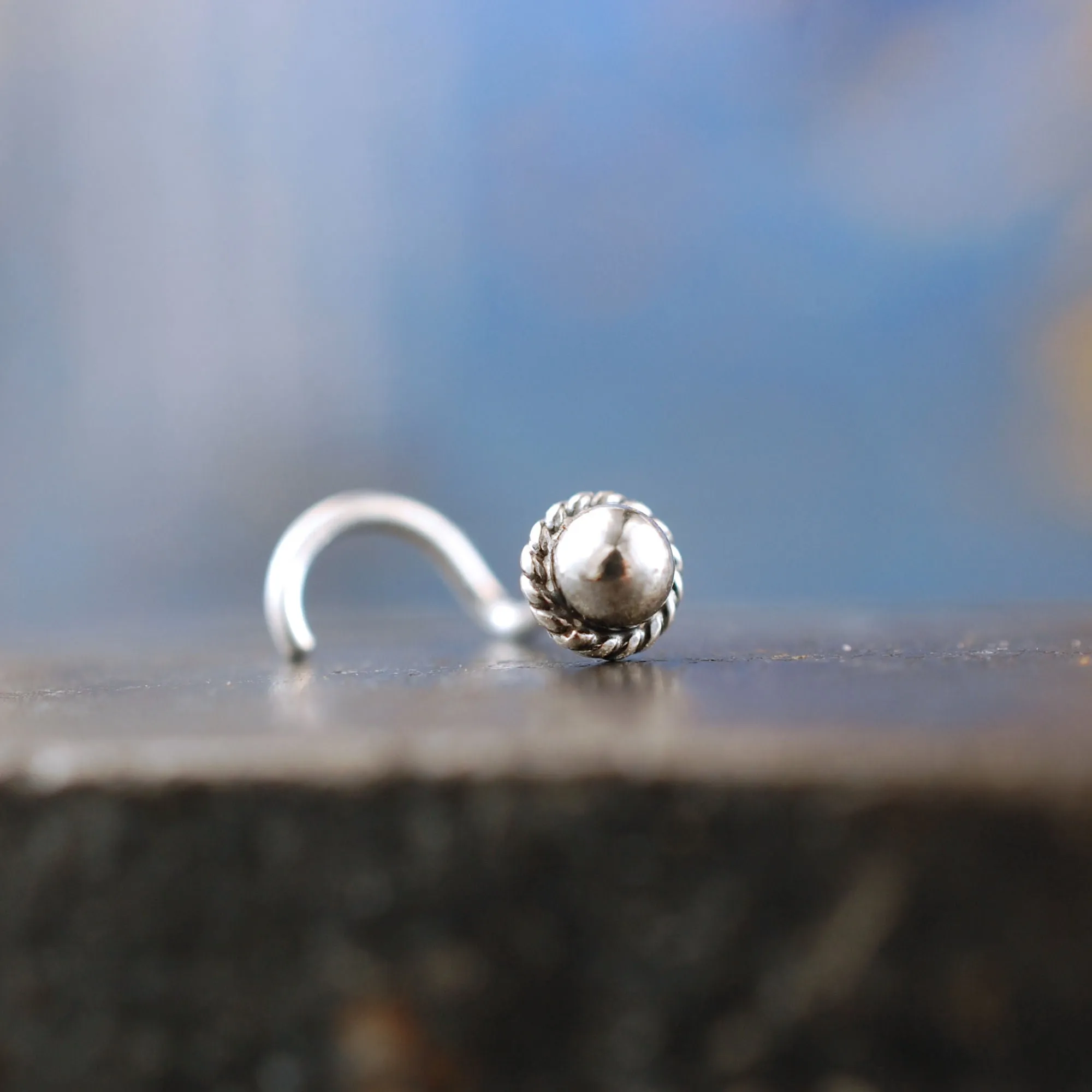 Big Flying Saucer Nose Stud - UFO Nose Ring