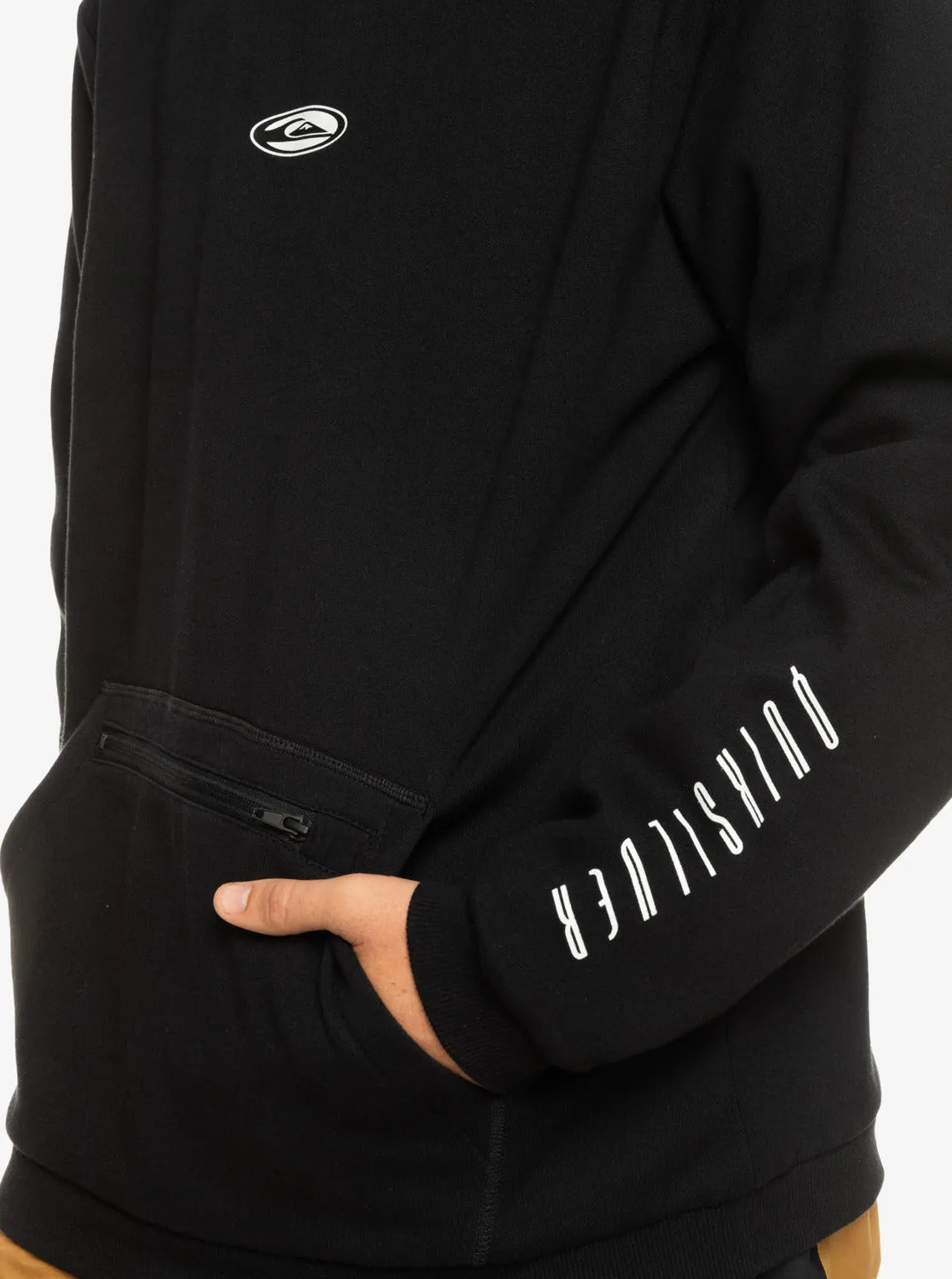 Big Logo Technical Riding Hoodie - True Black