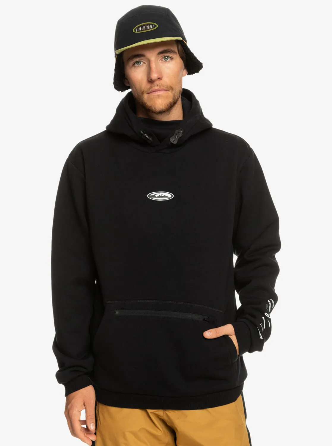 Big Logo Technical Riding Hoodie - True Black