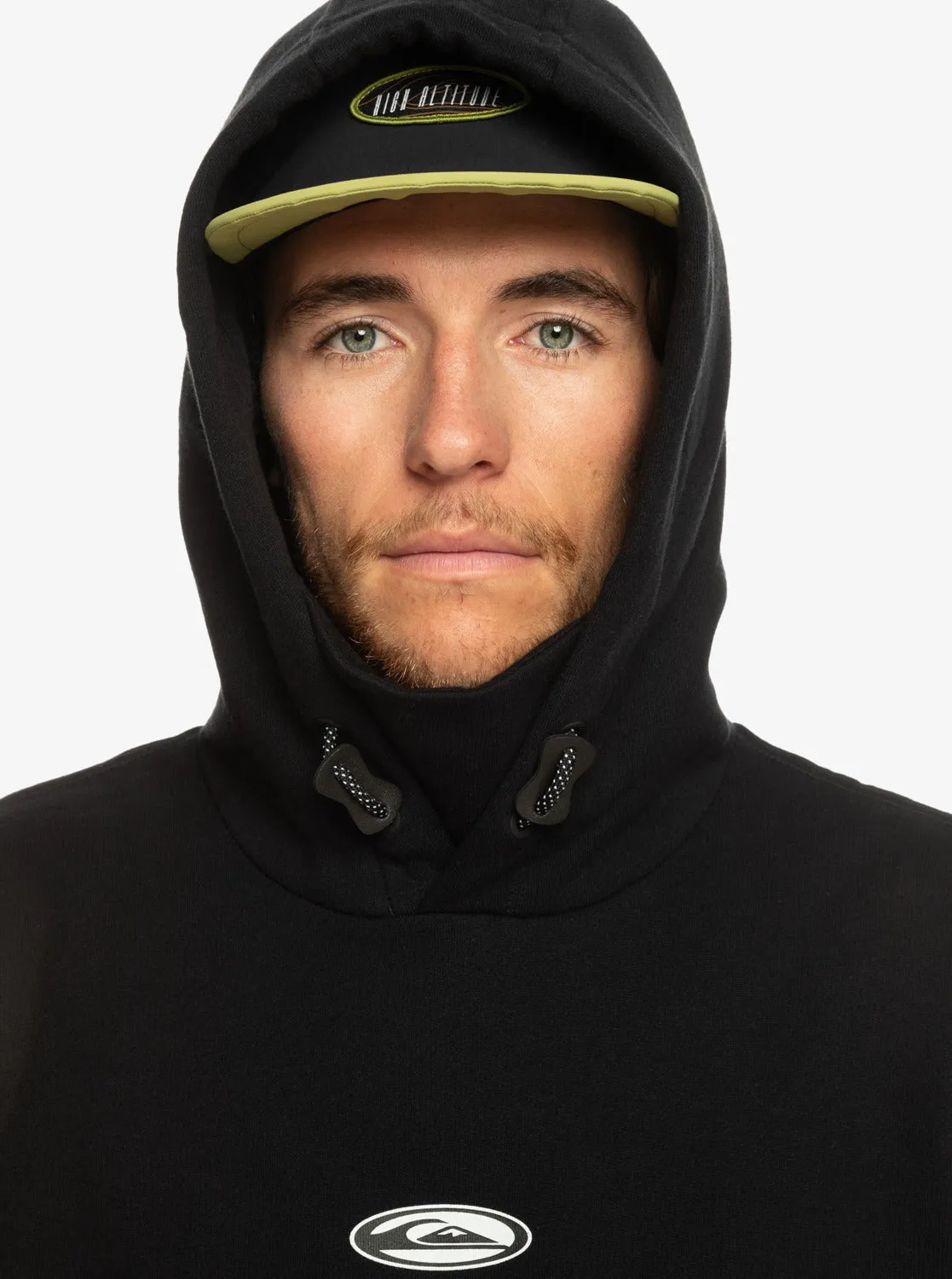 Big Logo Technical Riding Hoodie - True Black