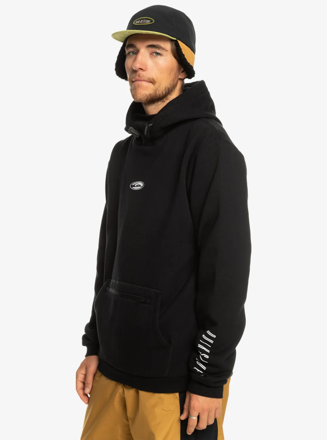 Big Logo Technical Riding Hoodie - True Black