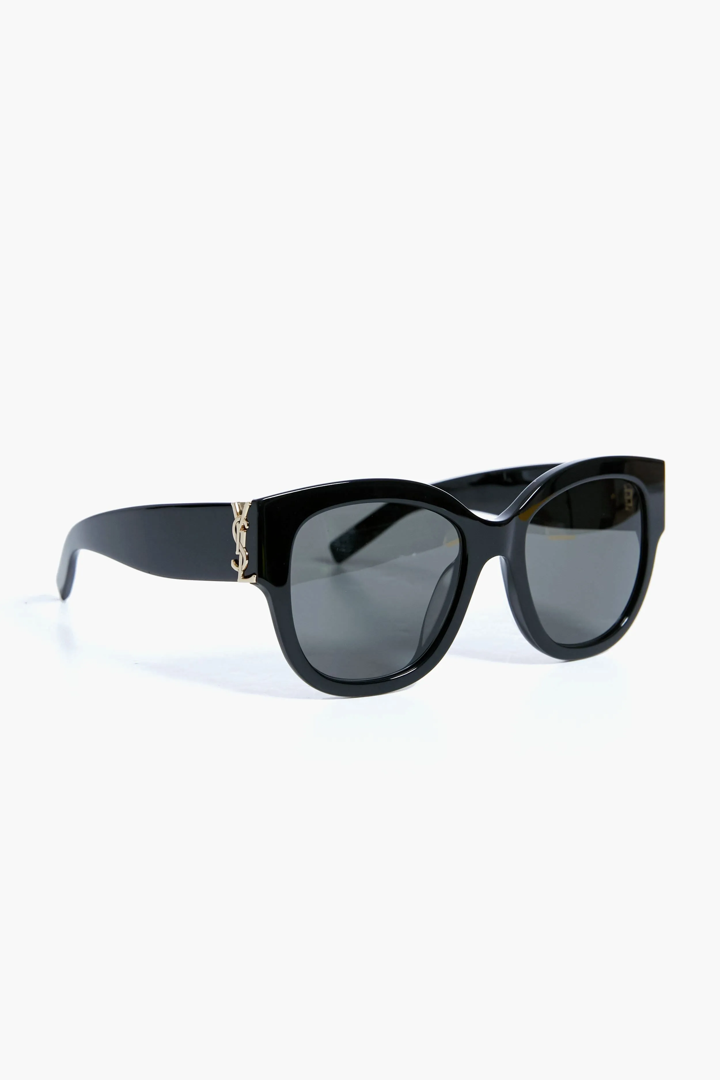 Black and Gold Square Sunglasses