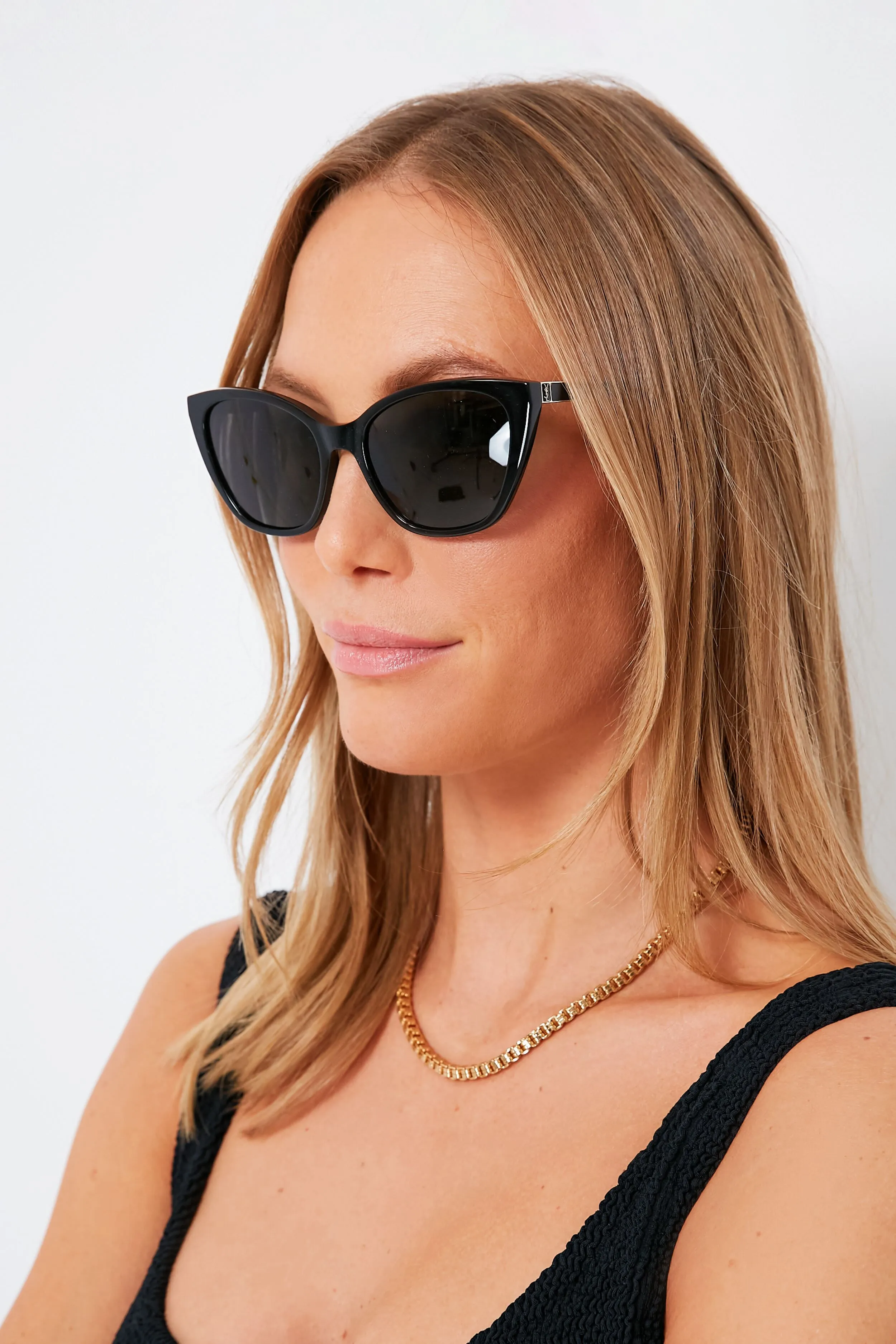 Black Cat Eye Sunglasses