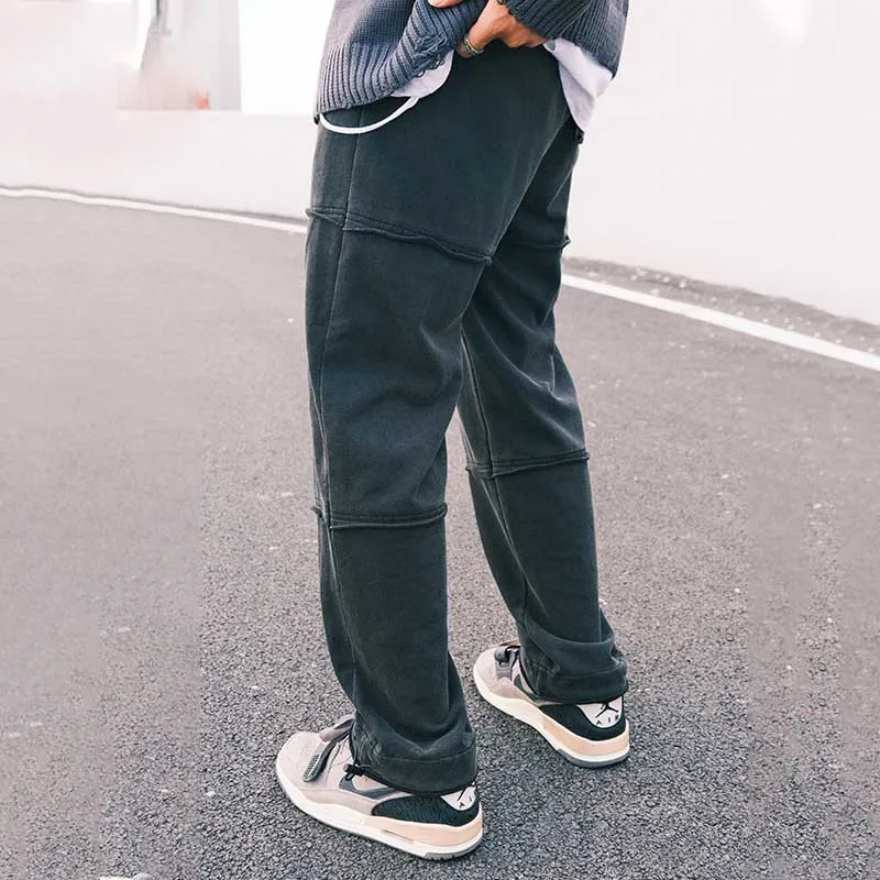 Black Loose Athleisure Trousers