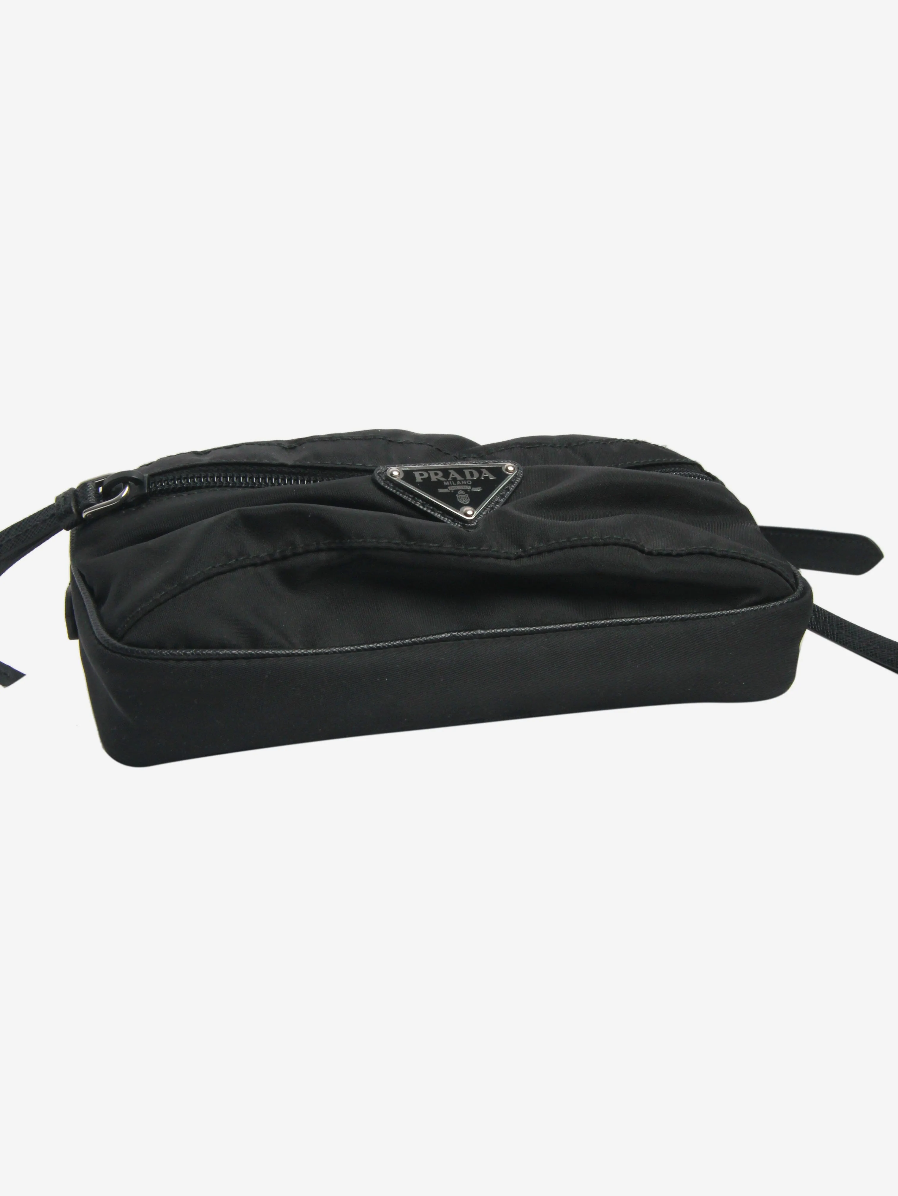 Black Nylon belt bag