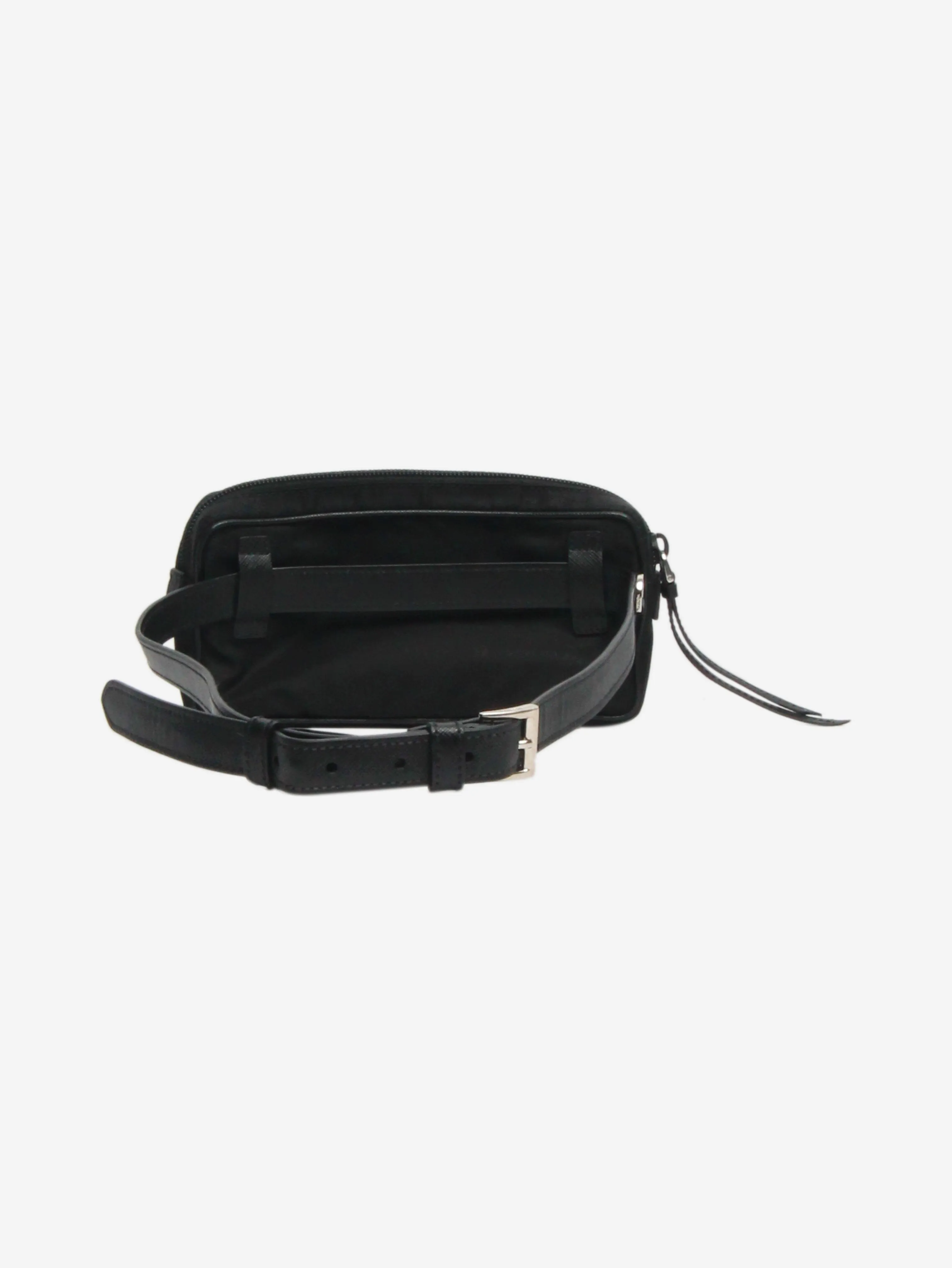 Black Nylon belt bag