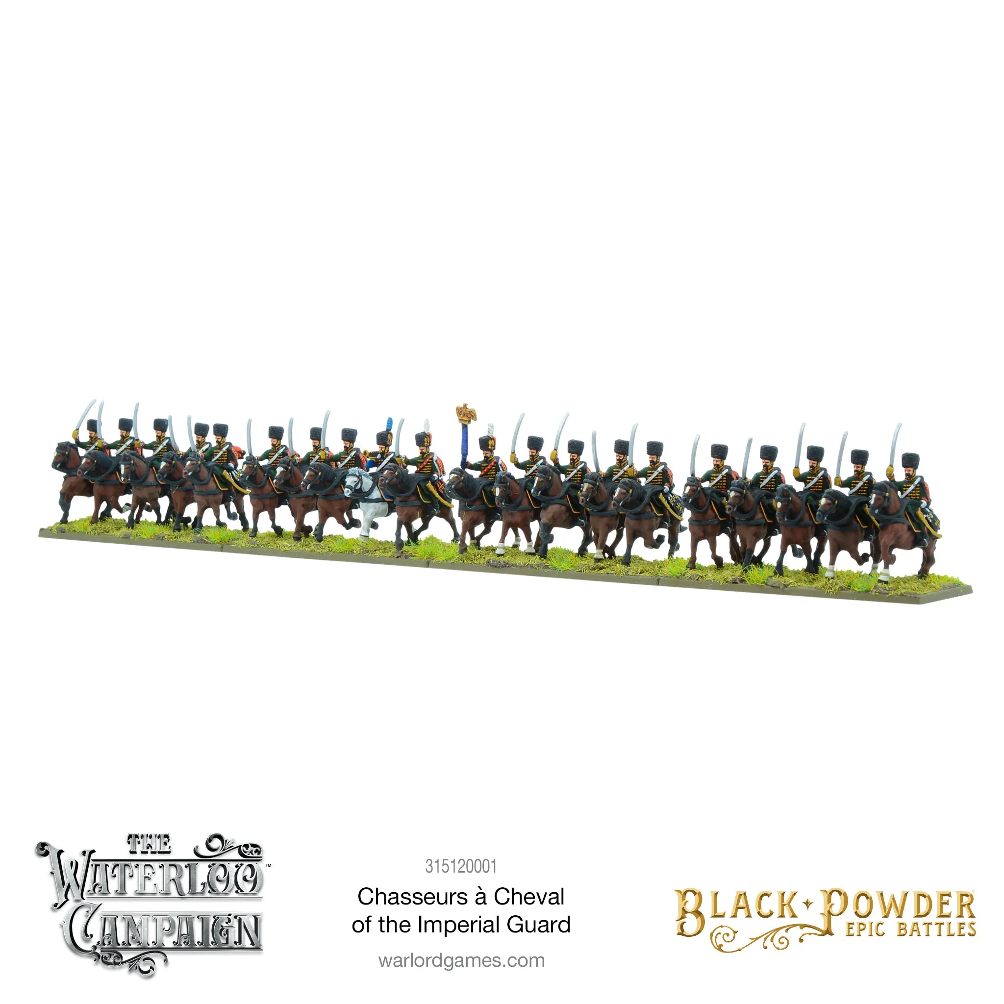 Black Powder Epic Battles: Waterloo - French Chasseurs à Cheval of the Imperial Guard