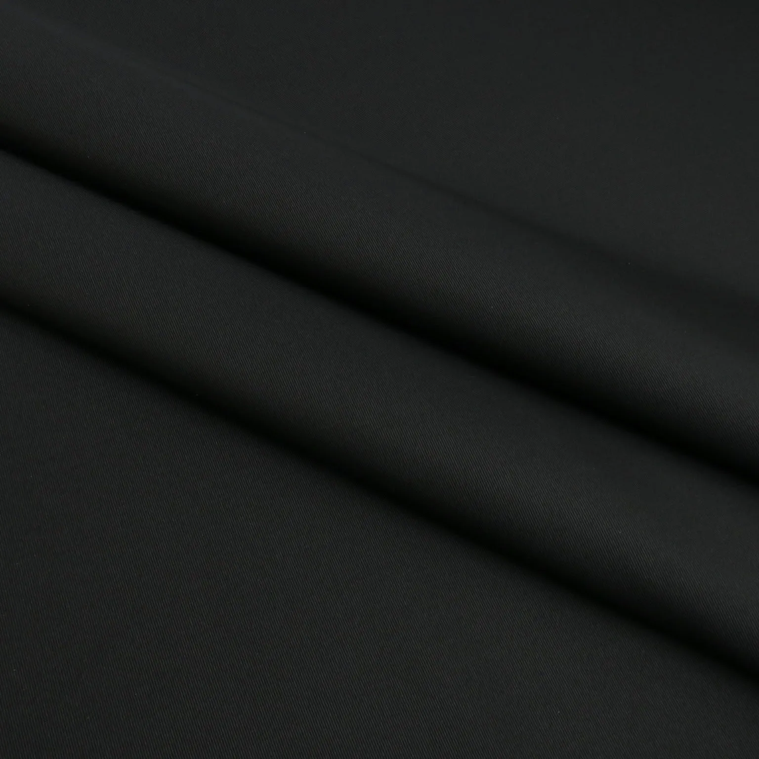 Black Silk Faille Fabric