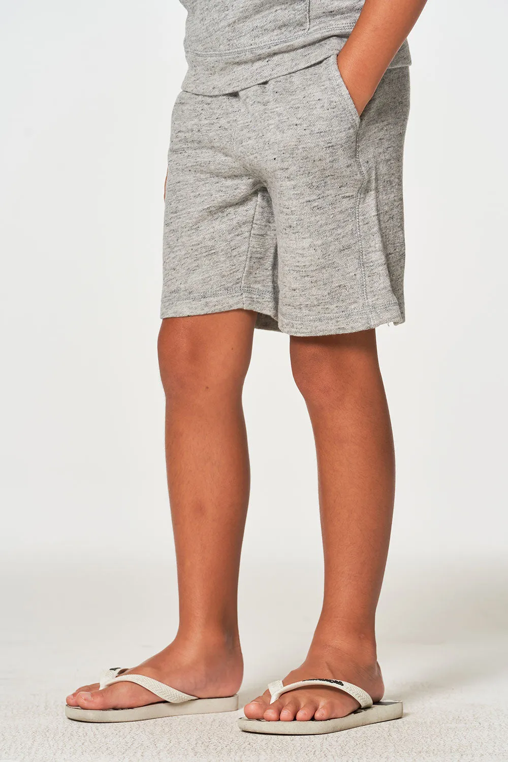 Boys Linen French Terry Beach Shorts