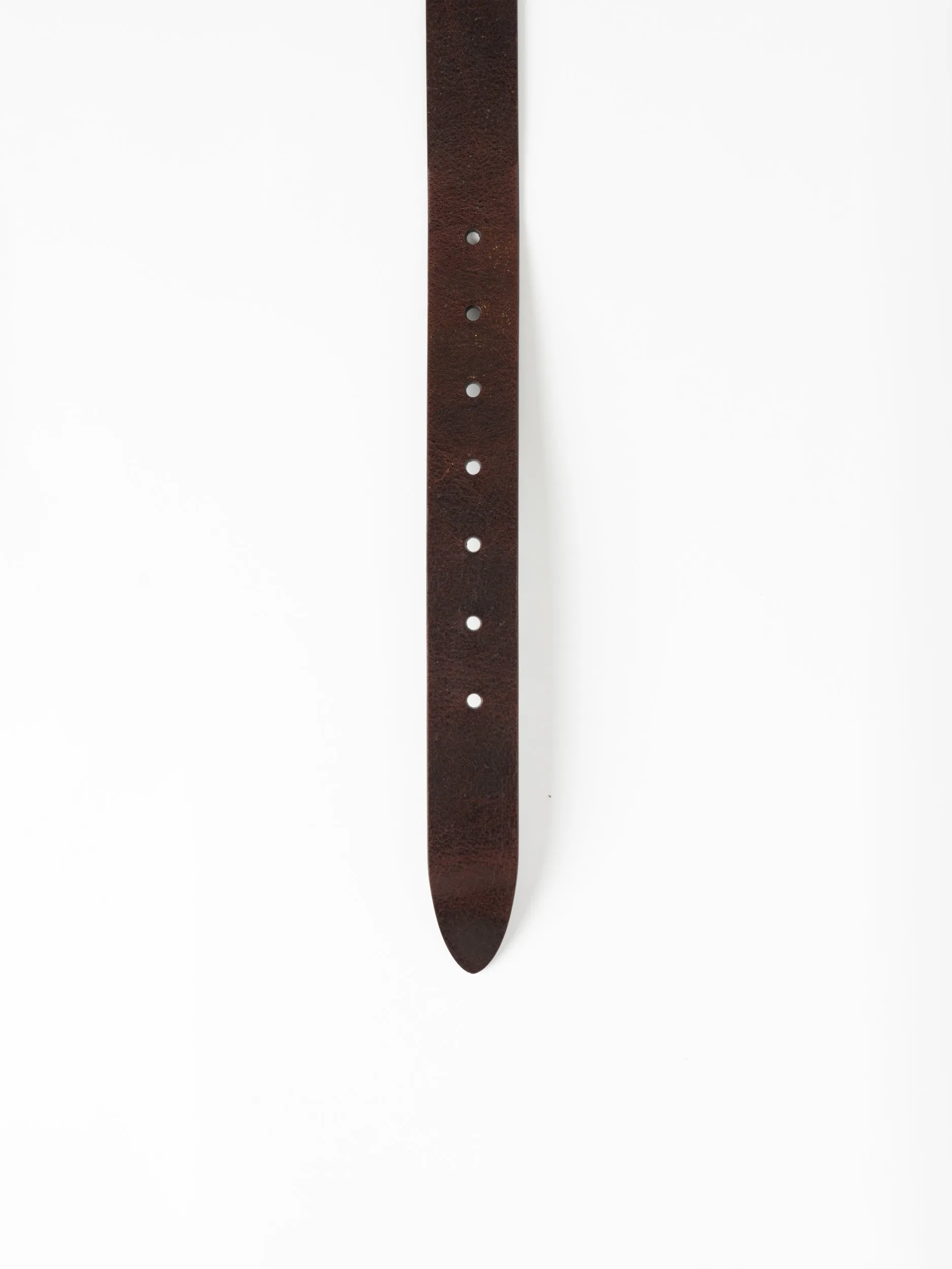 Brown Reversed Suede Belt