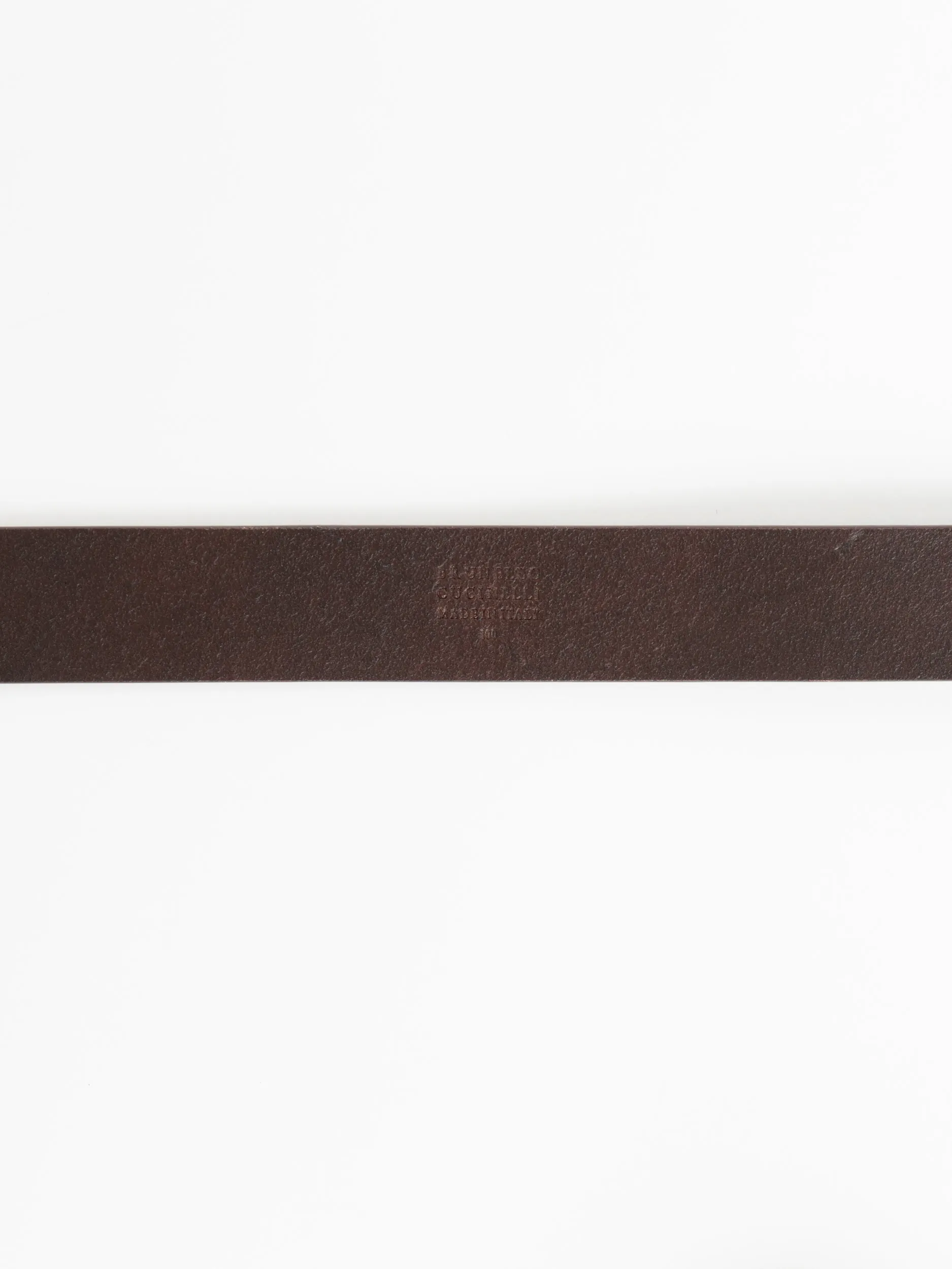 Brown Reversed Suede Belt