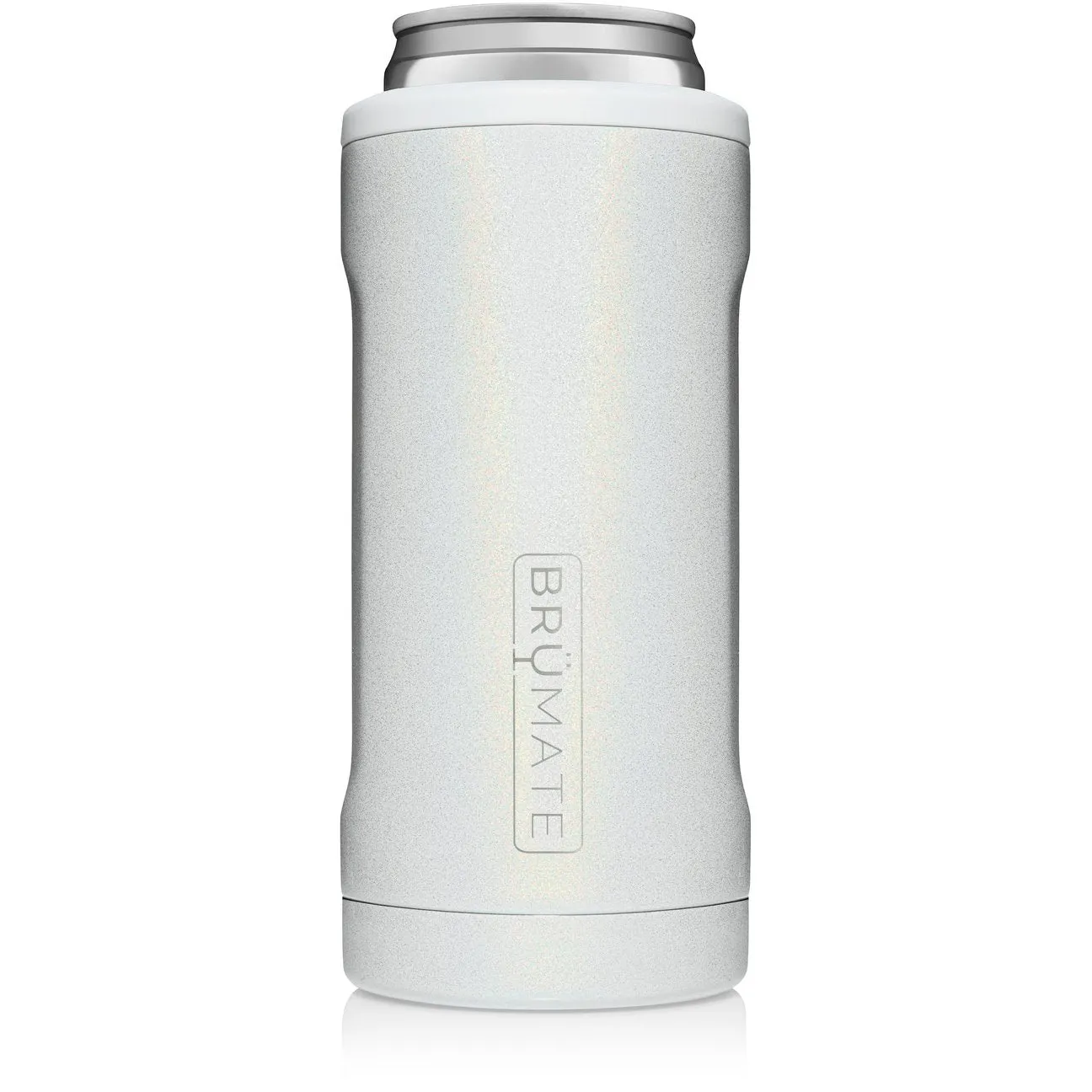 Brumate: Hopsulator Slim | Glitter White (12oz slim cans)