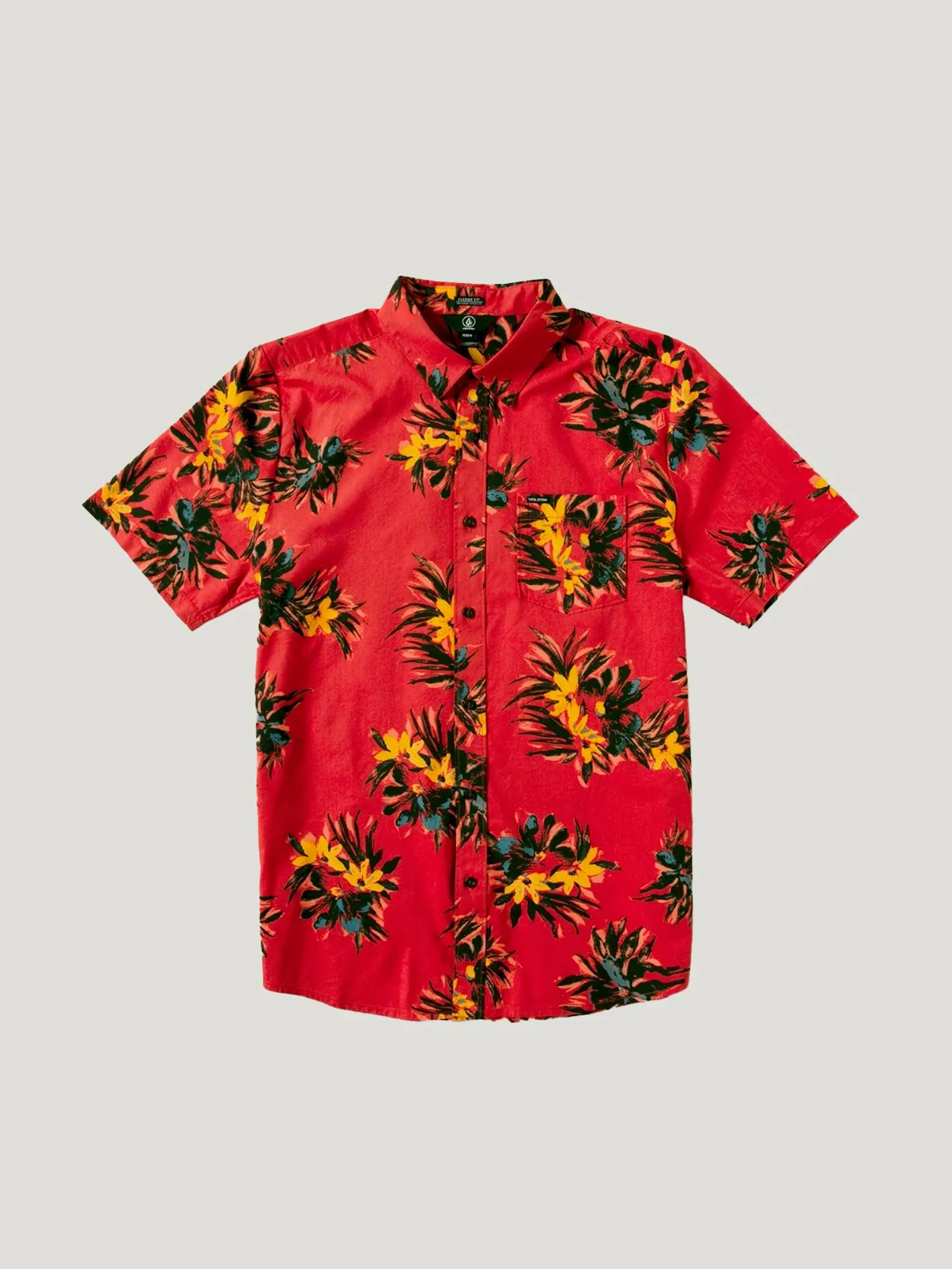 CAMISA M/C VOLCOM FLORAL WITH CHEESE