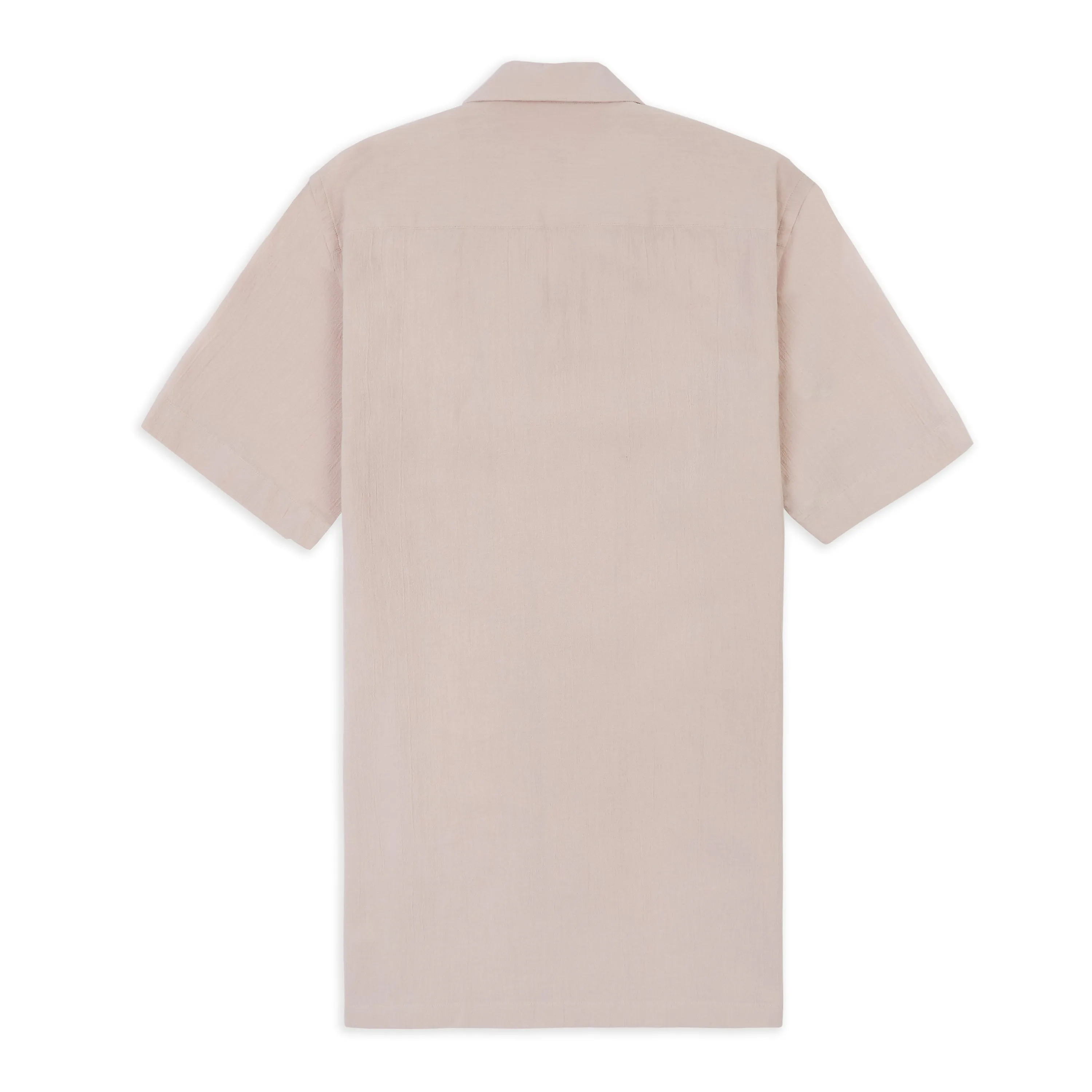 Camp Collar Short Sleeve Shirt - Dusk Pink