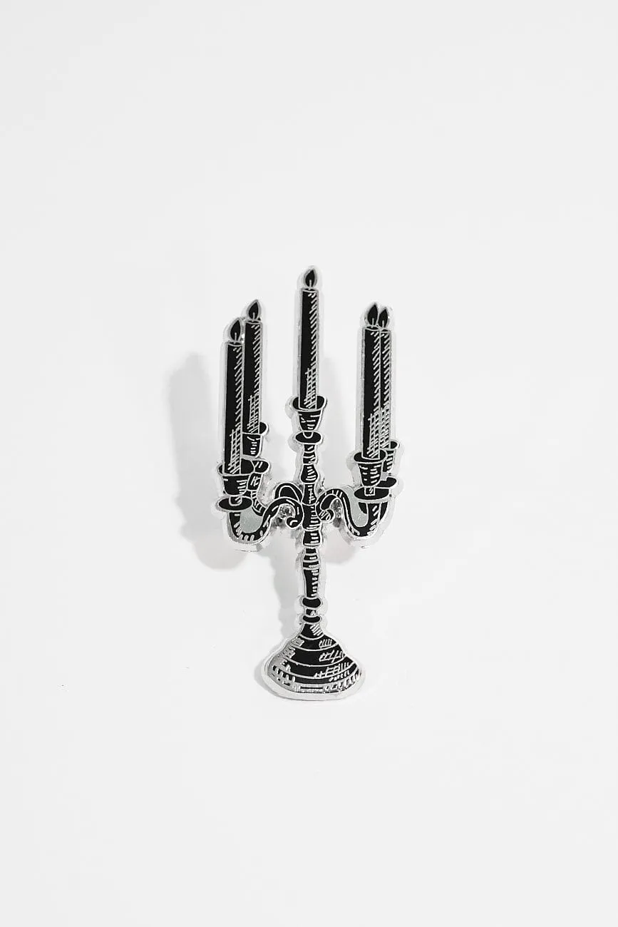 Candelabrum Enamel Pin