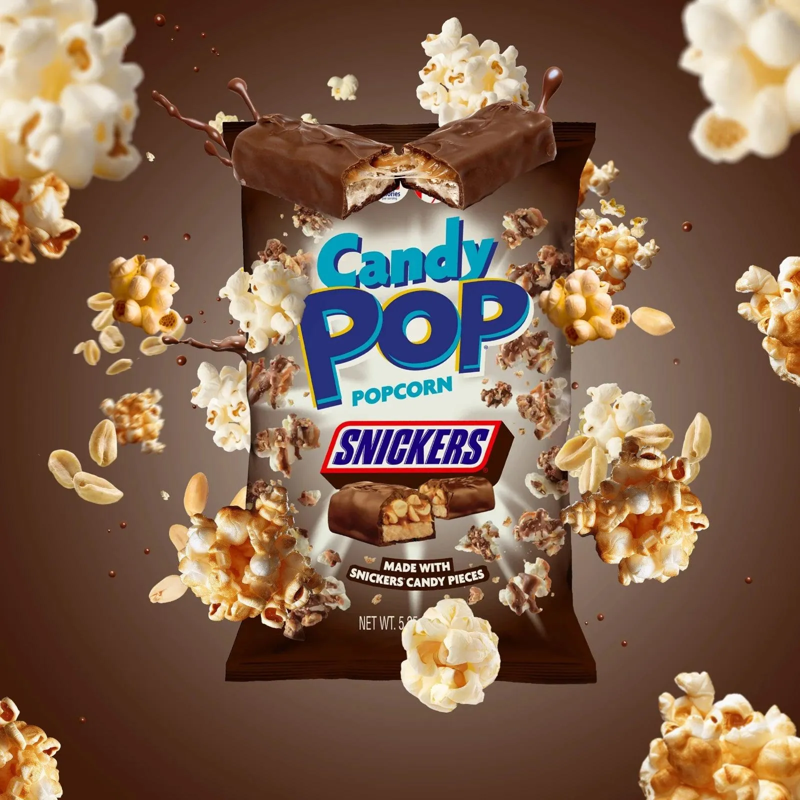 Candy Pop Popcorn Snickers