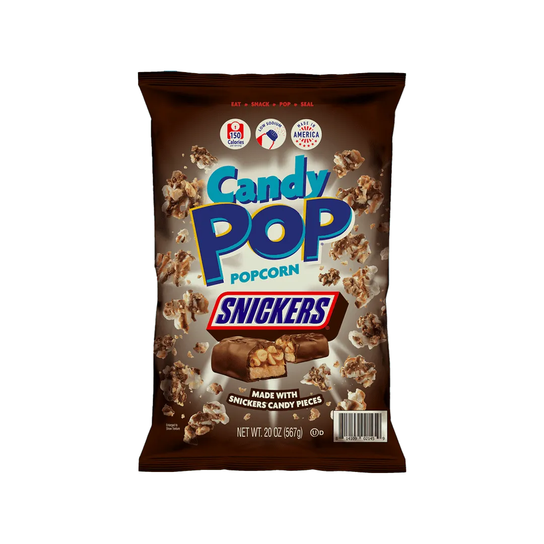 Candy Pop Popcorn Snickers