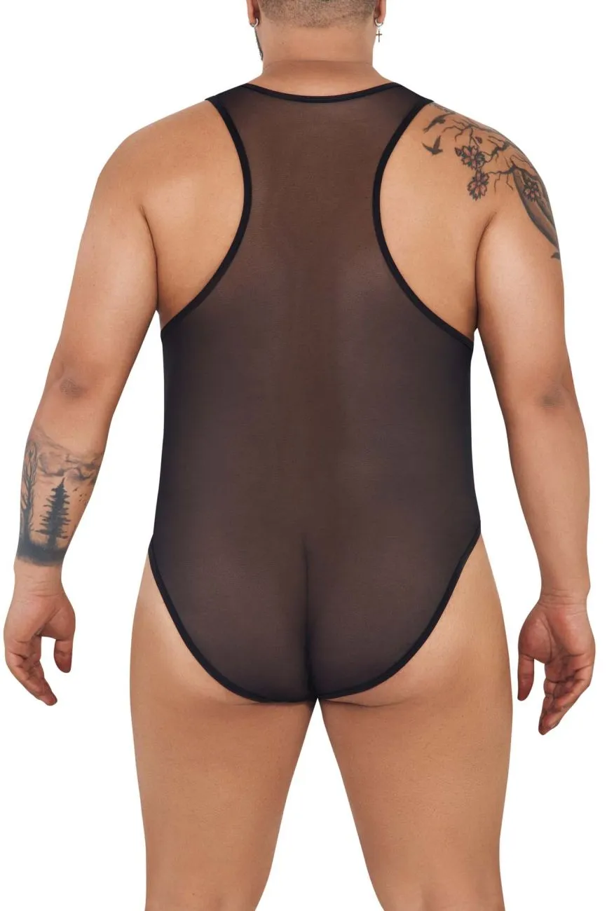 CandyMan 99725X Work-N-Out Bodysuit Color Moonlight Blue