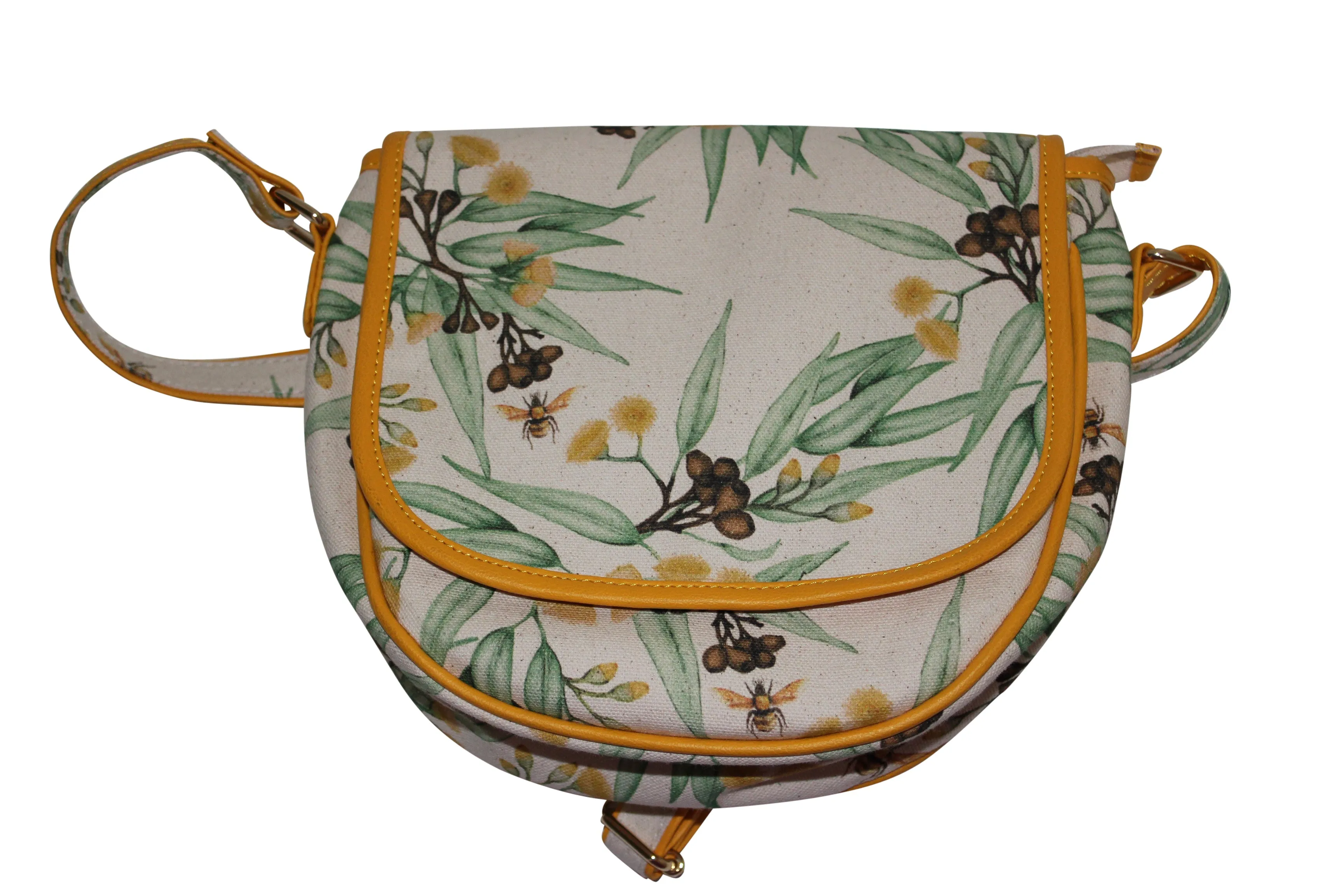 Canvas Crossbody Bag  Gumnut Bee