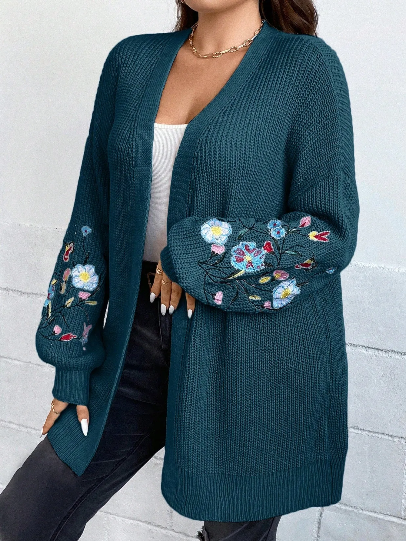 Cardigan Bordado Floral