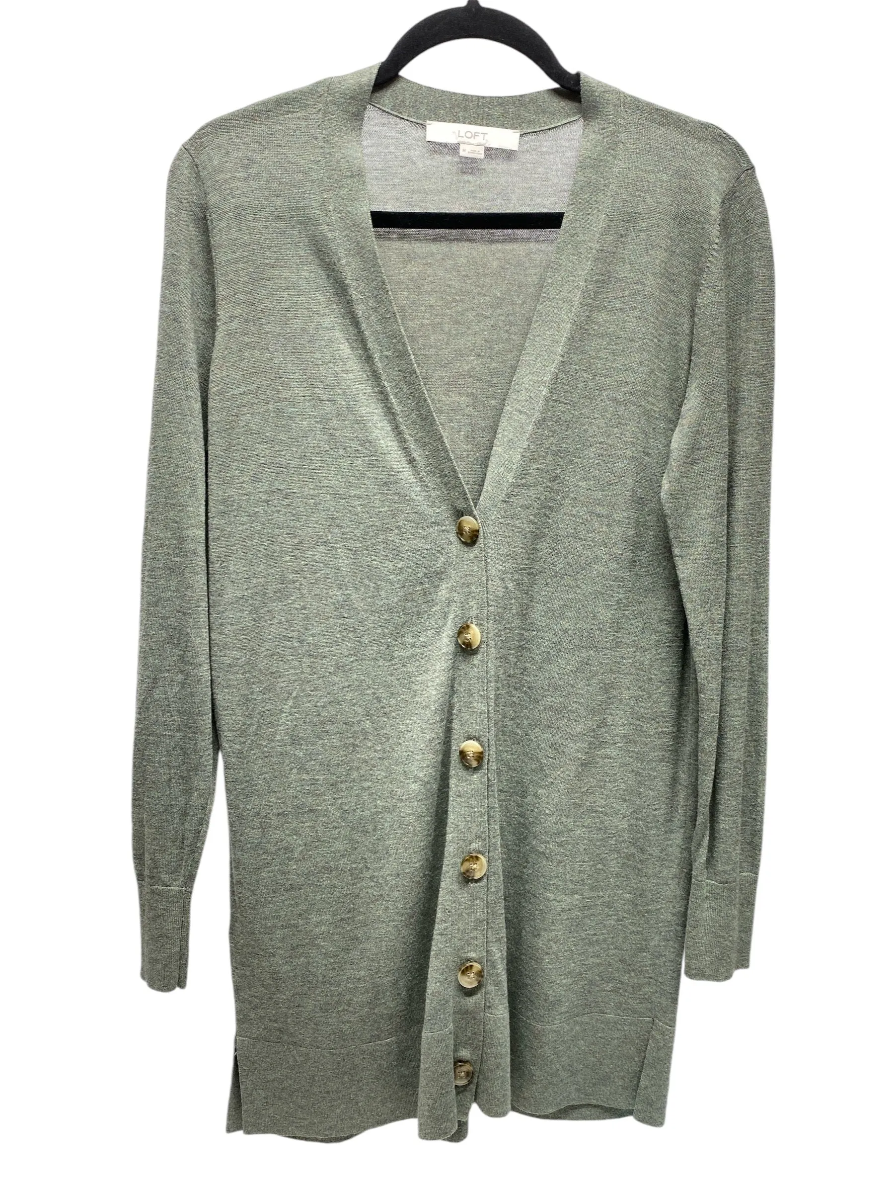 Cardigan By Loft In Green, Size: M