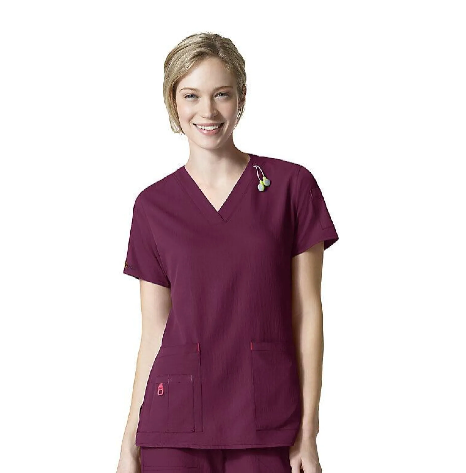 Carhartt Women's Cross-Flex V-Neck Media Scrub Top