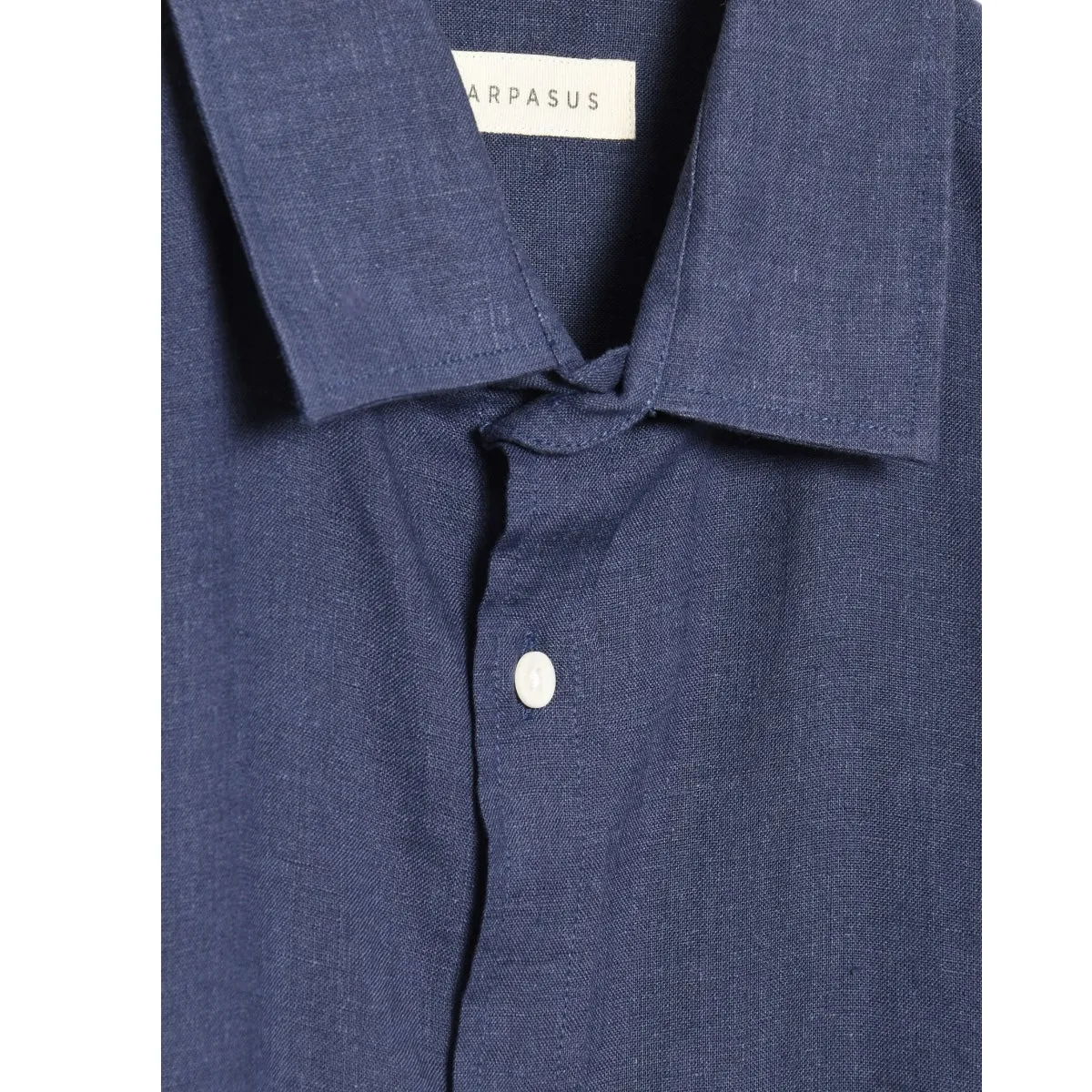 Carpasus Shirt Linen Short Lido navy