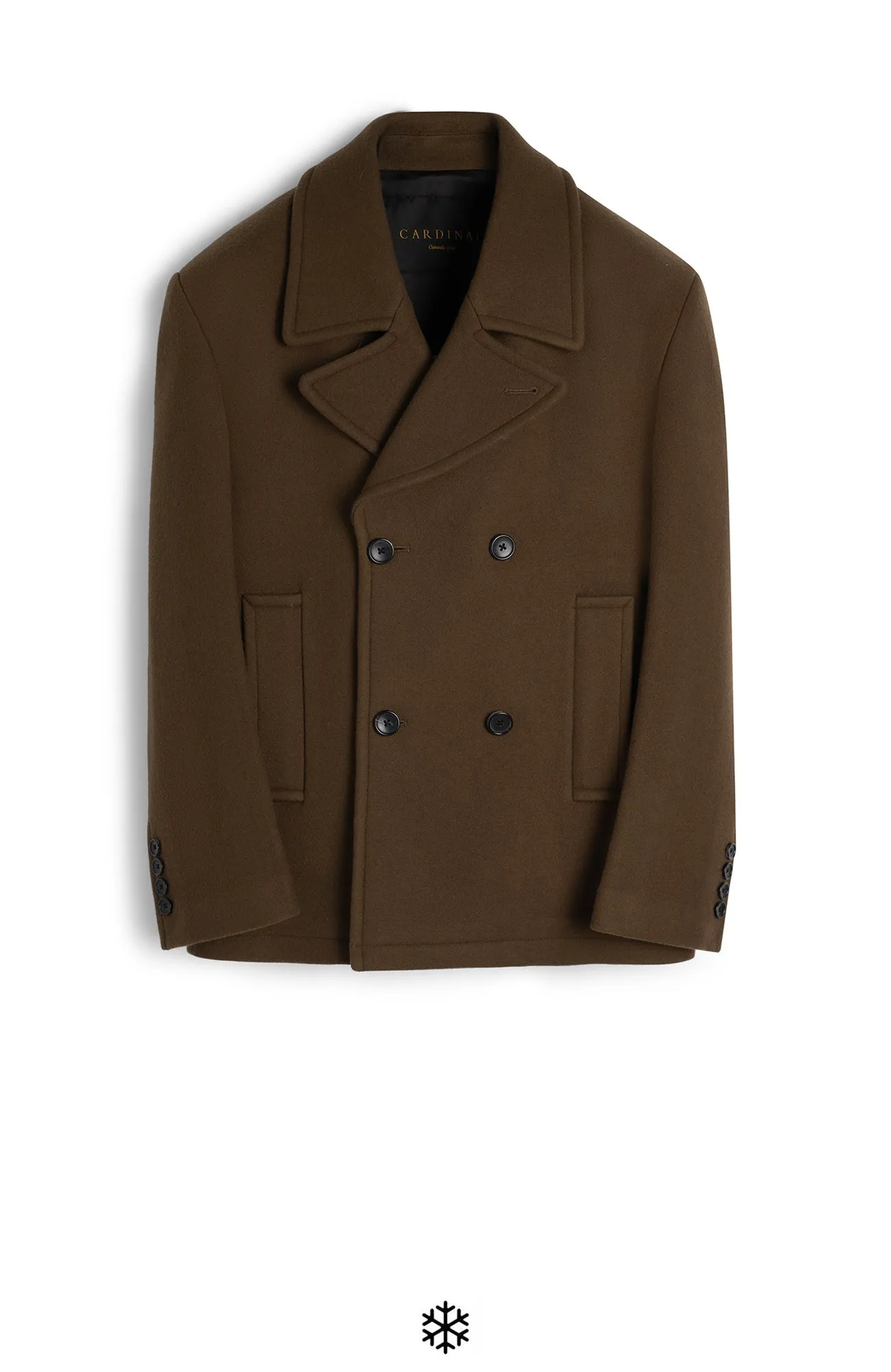 CARRARA WOOL & CASHMERE PEACOAT