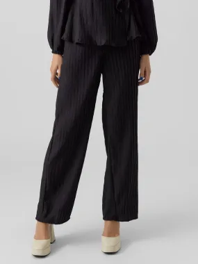 Carrie Wide Pants - Sort