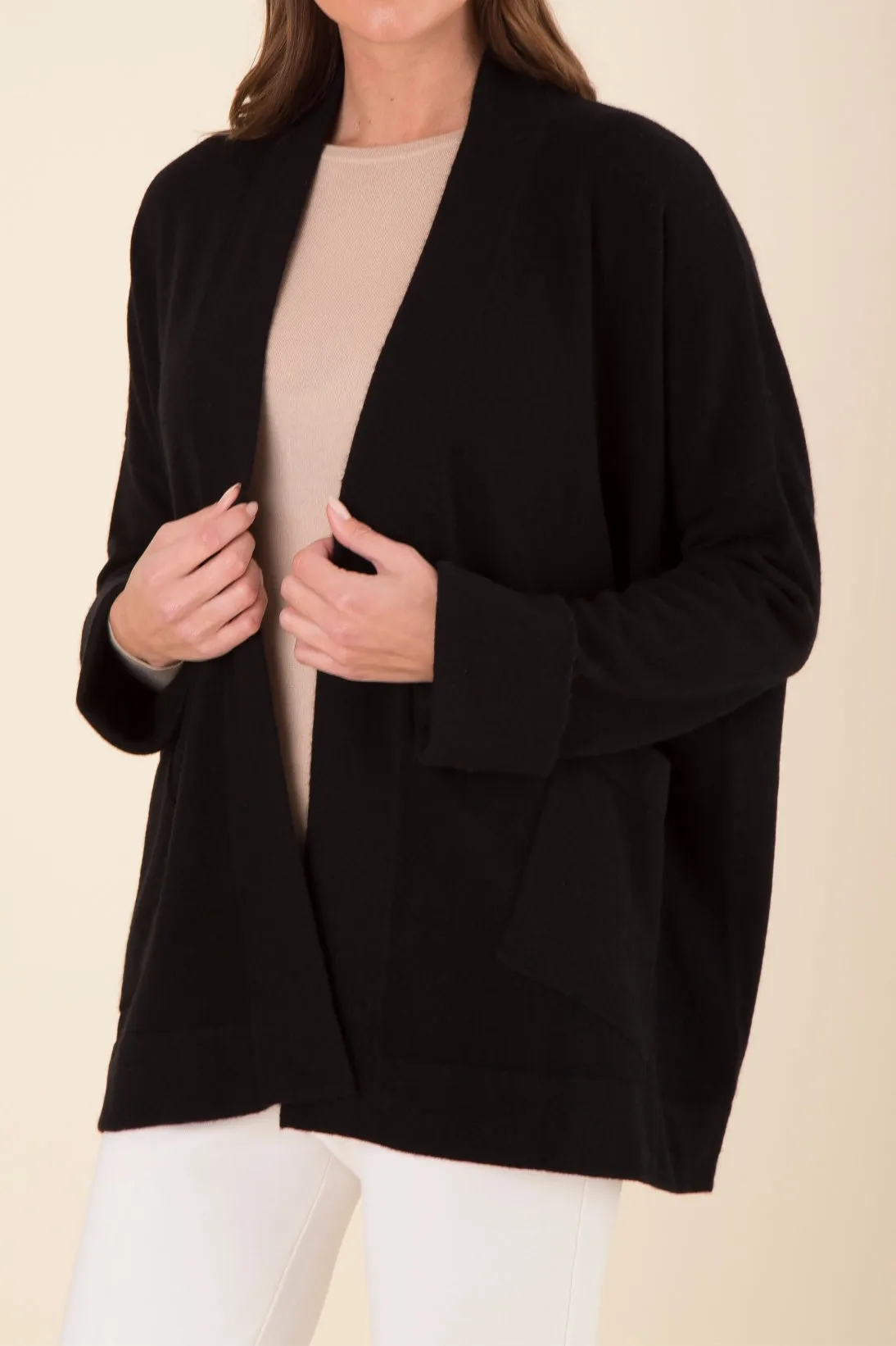 CASHMERE CARDIGAN W/POCKETS