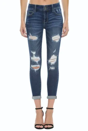 Cello Cropped Skinny Jeans