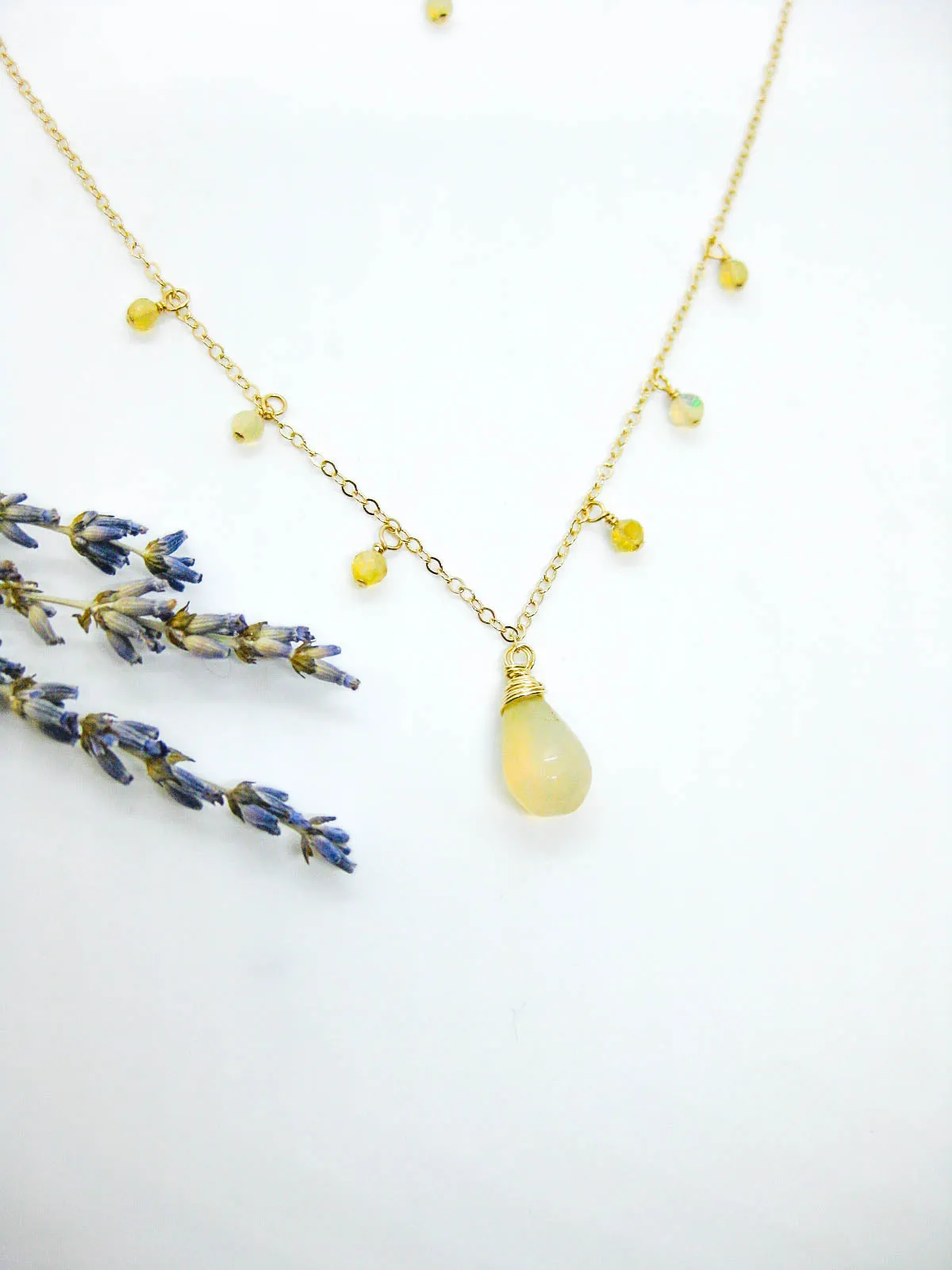 Chamomile: Opal Necklace - n644