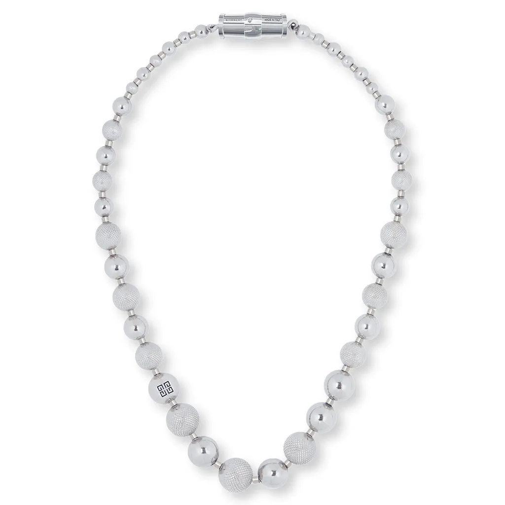 Chito Ball Chain Necklace - Silvery