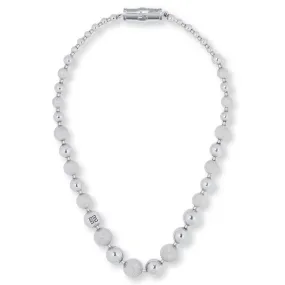 Chito Ball Chain Necklace - Silvery