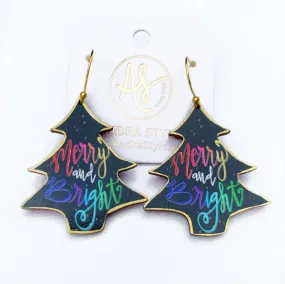 Christmas Earring - Merry and Bright Tree