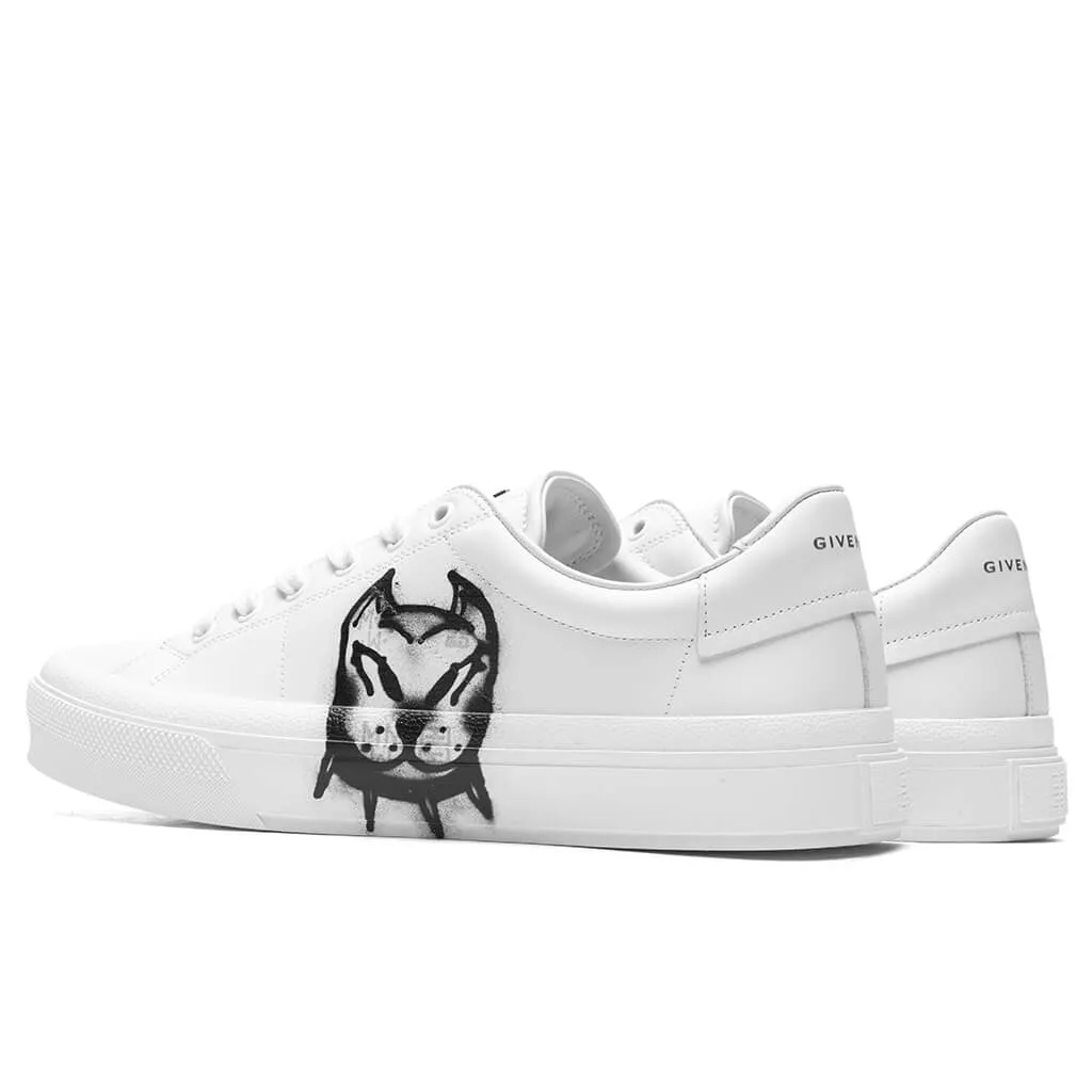 City Sport Lace Up Sneaker - White/Black