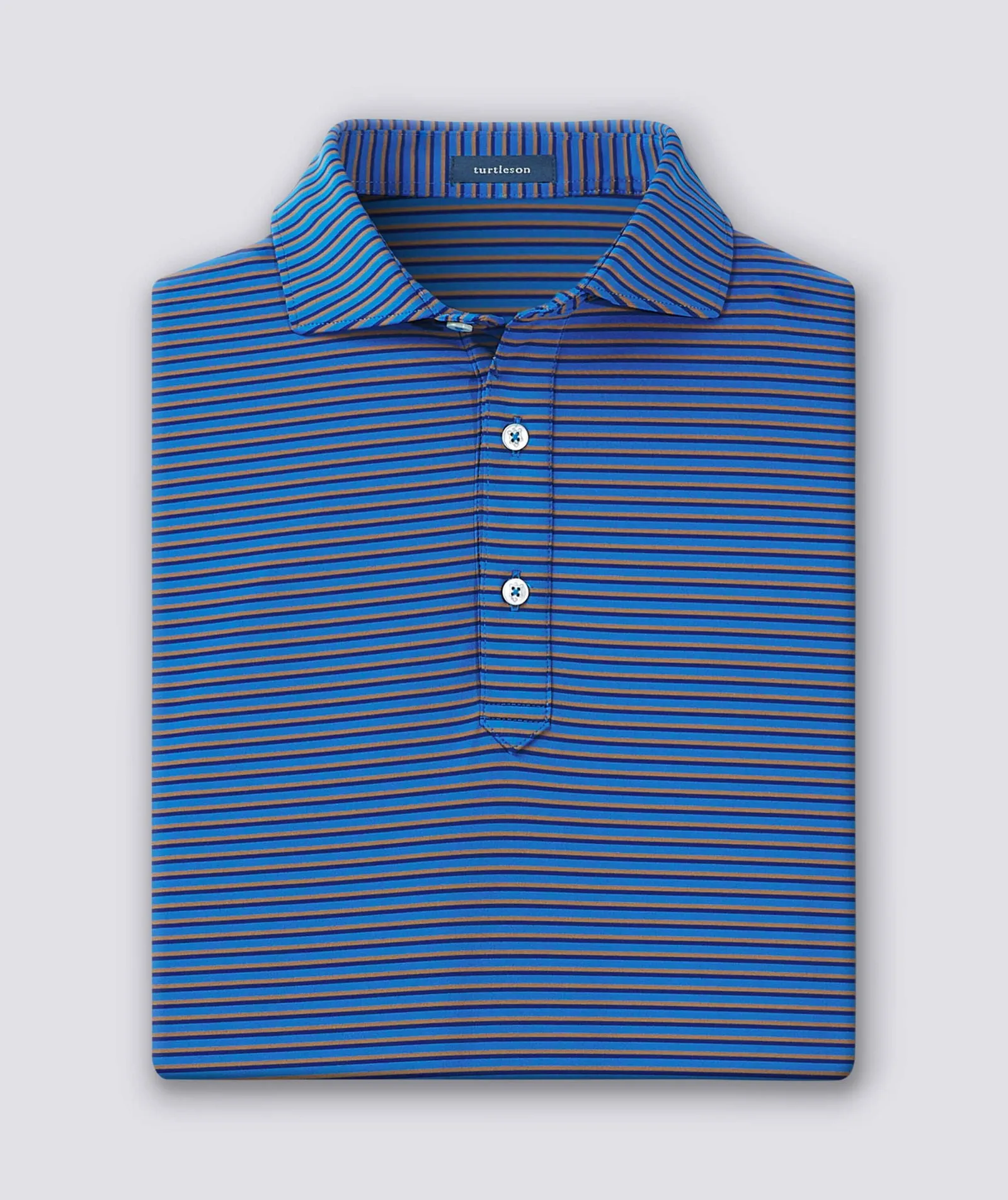 Clark Stripe Performance Polo - Closeout