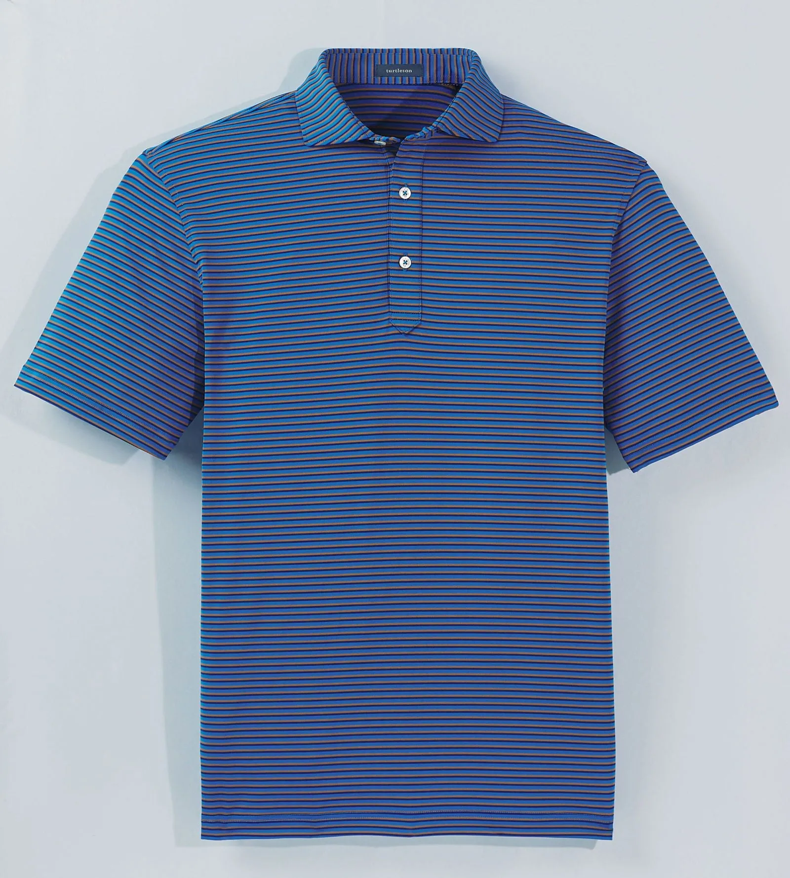 Clark Stripe Performance Polo - Closeout